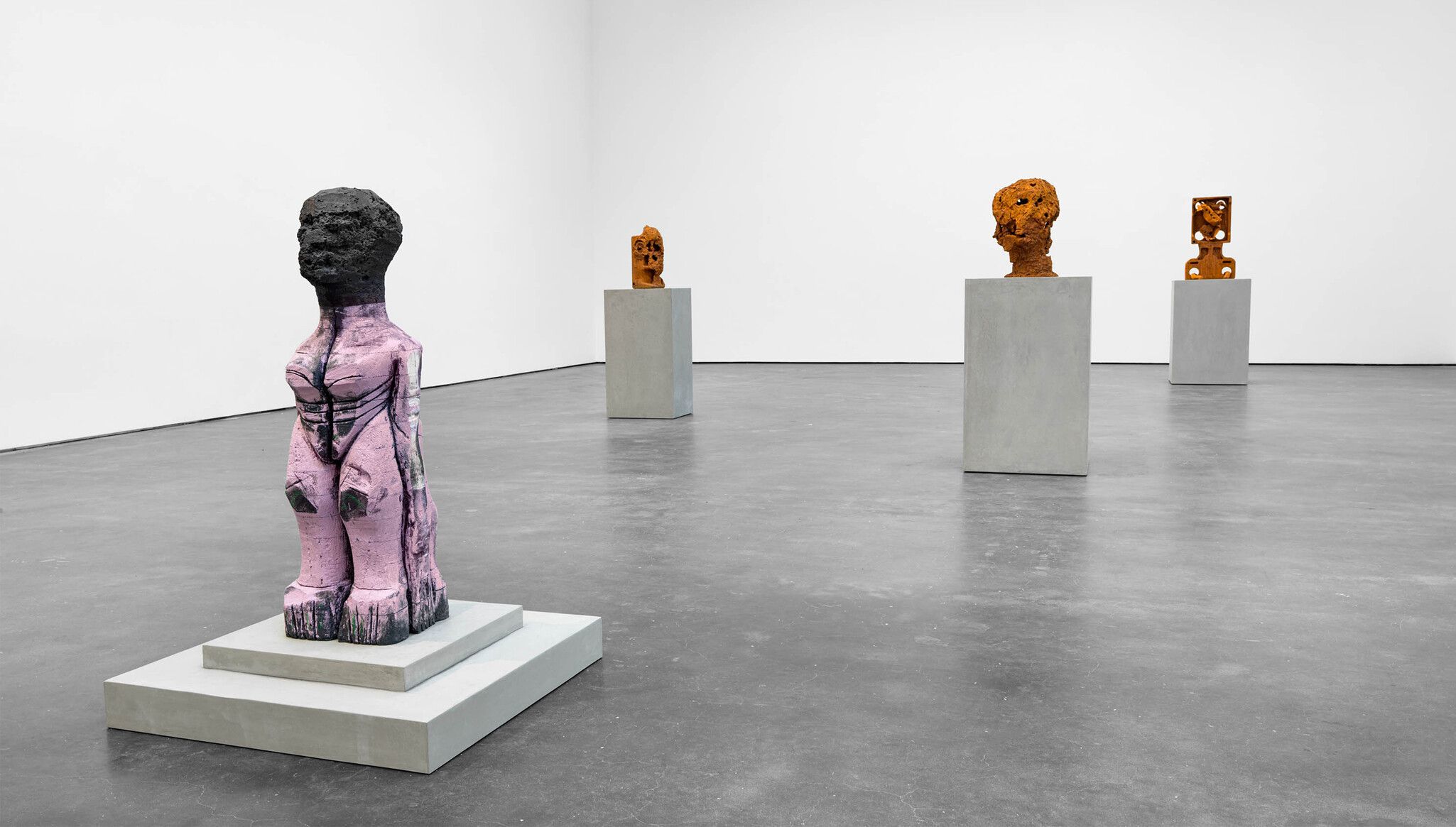 An Installation view, Huma Bhabha: Welcome…to the one who came, David Zwirner, New York, dated 2024