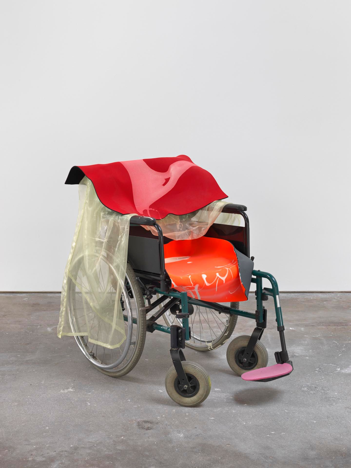 An untitled mixed media sculpture by Isa Genzken, dated 2006.
