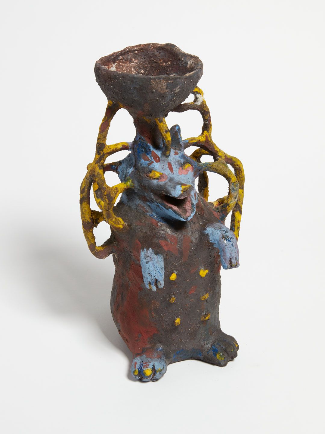 A sculpture by Candice Lin titled Jackal Queen, dated 2020.