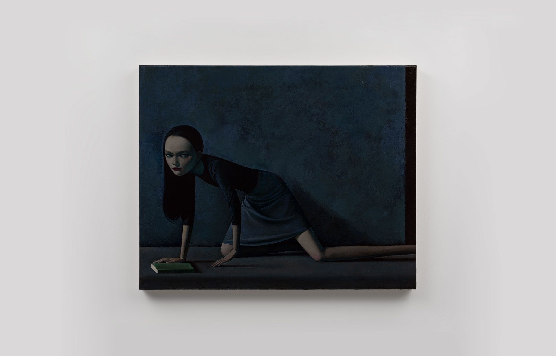 A painting by Liu Ye titled Banned Book No. 5 (Balthus Variation), dated 2019 to 2020.