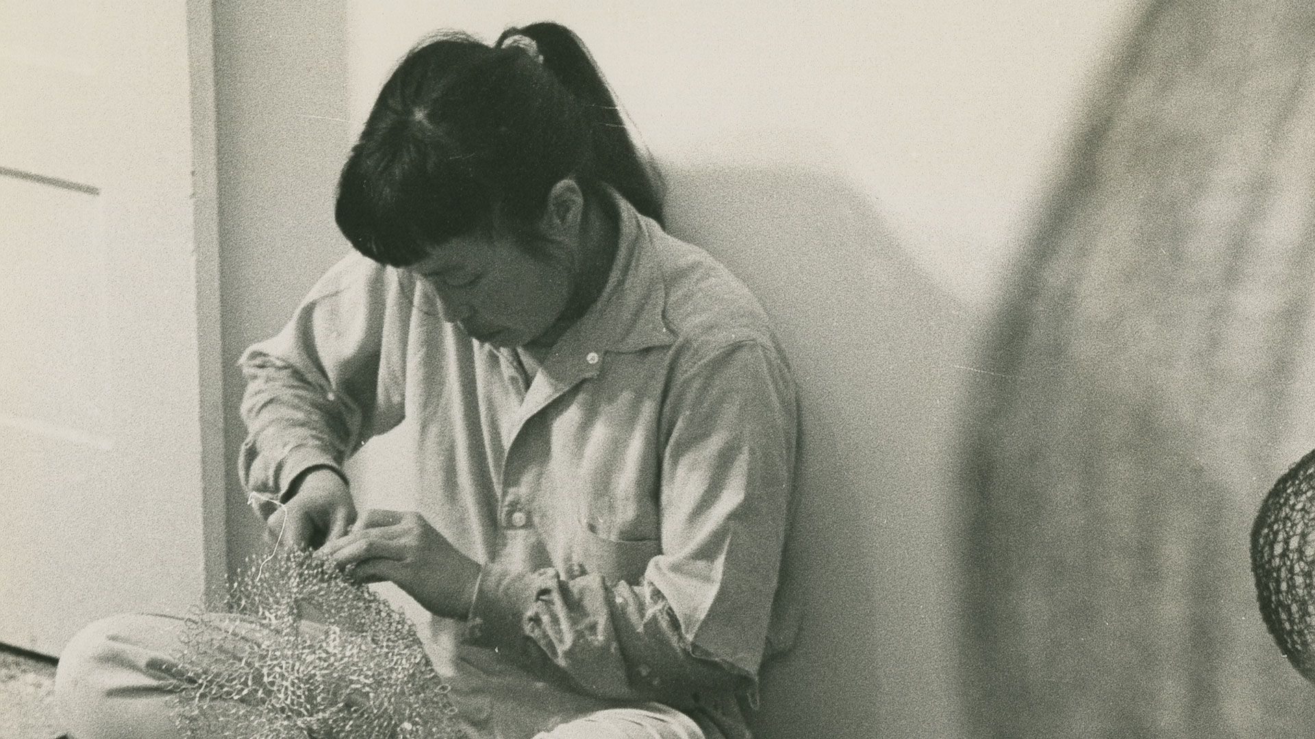 A portrait of Ruth Asawa