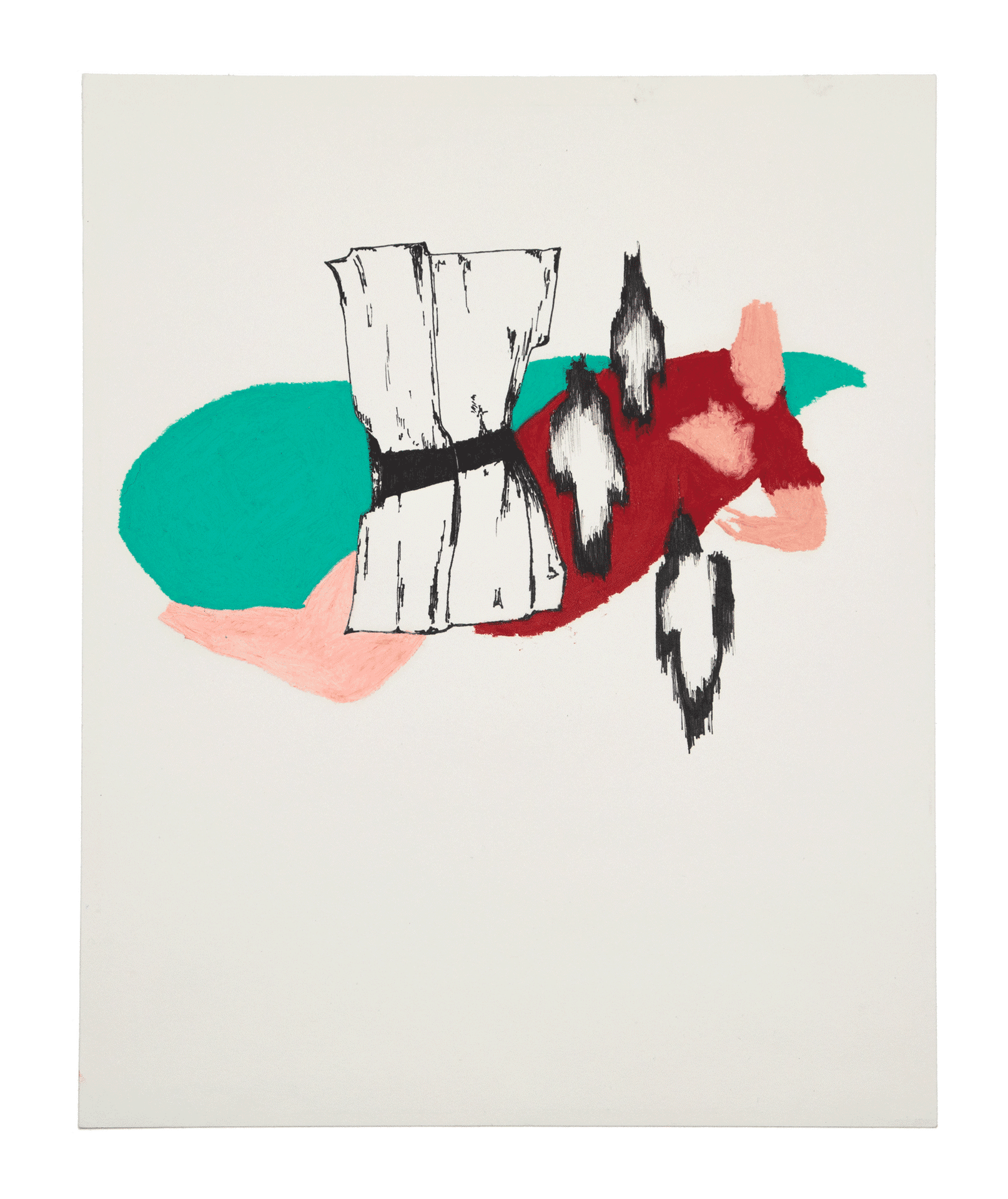 A work on paper by Heather Jeremy, titled Penny for your thoughts, dated 2017