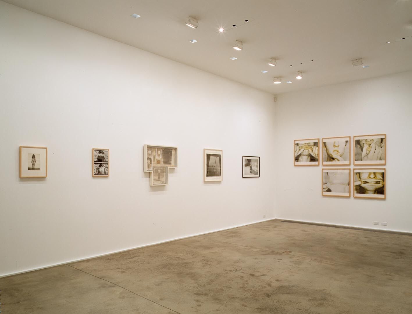 Installation view of the exhibition Conceptual Photography 1964 to 1989, at Zwirner and Wirth in Ne York, dated 2007. 