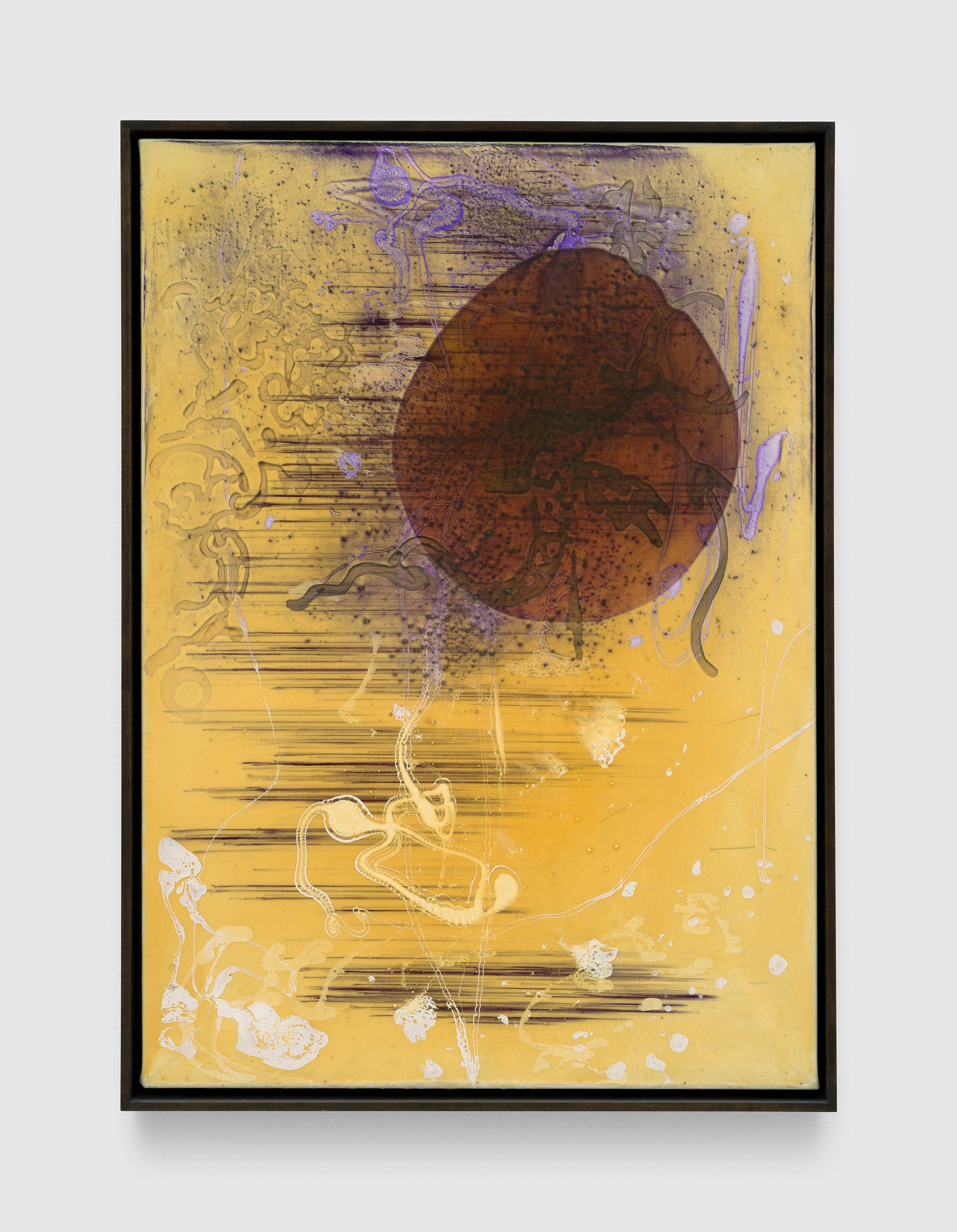 A painting by Sigmar Polke, called Ohne Titel (Untitled), dated 1986.