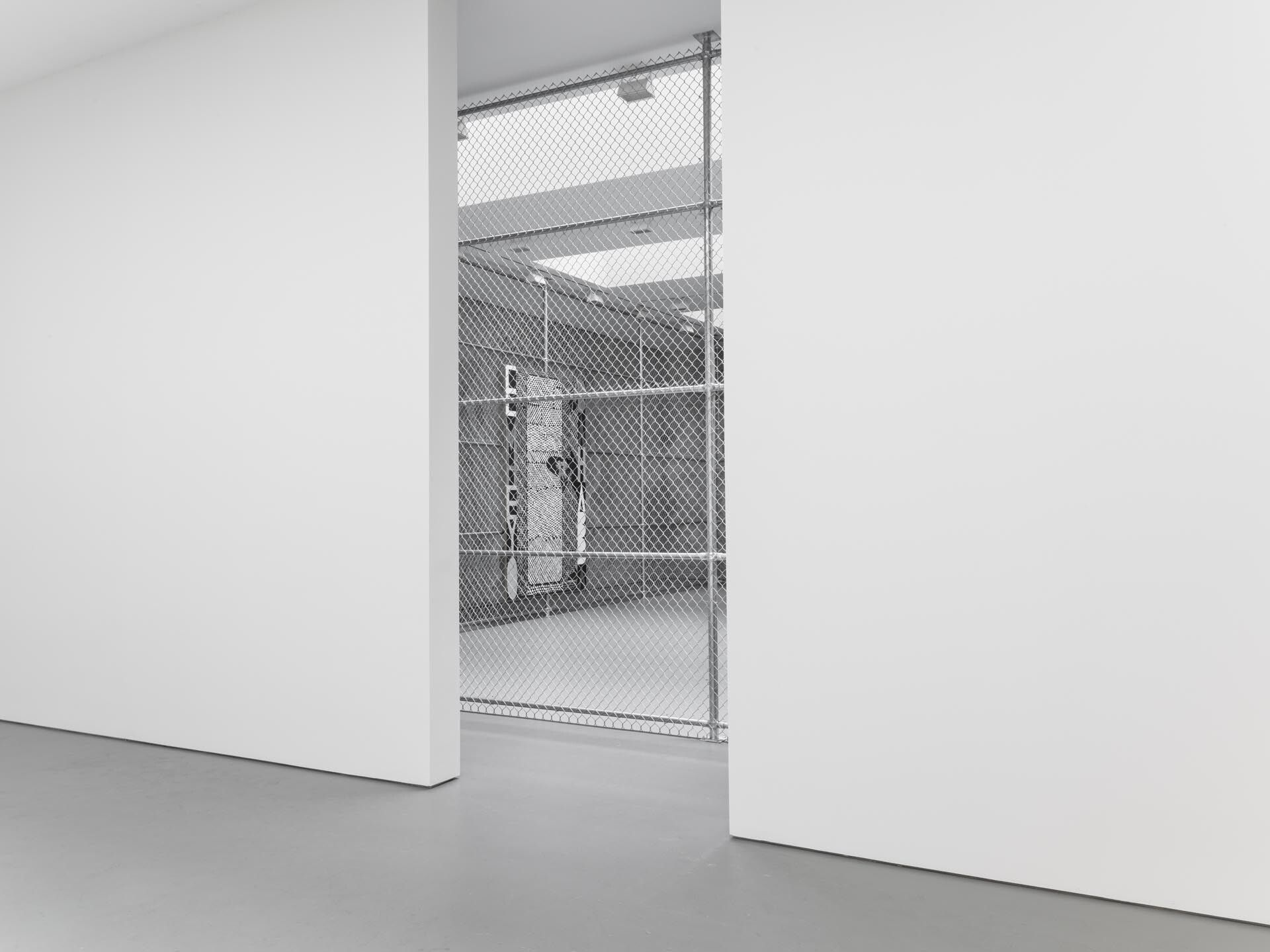 An installation view of the Chris Ofilio exhibition Paradise Lost, at David Zwirner New York, dated 2017.