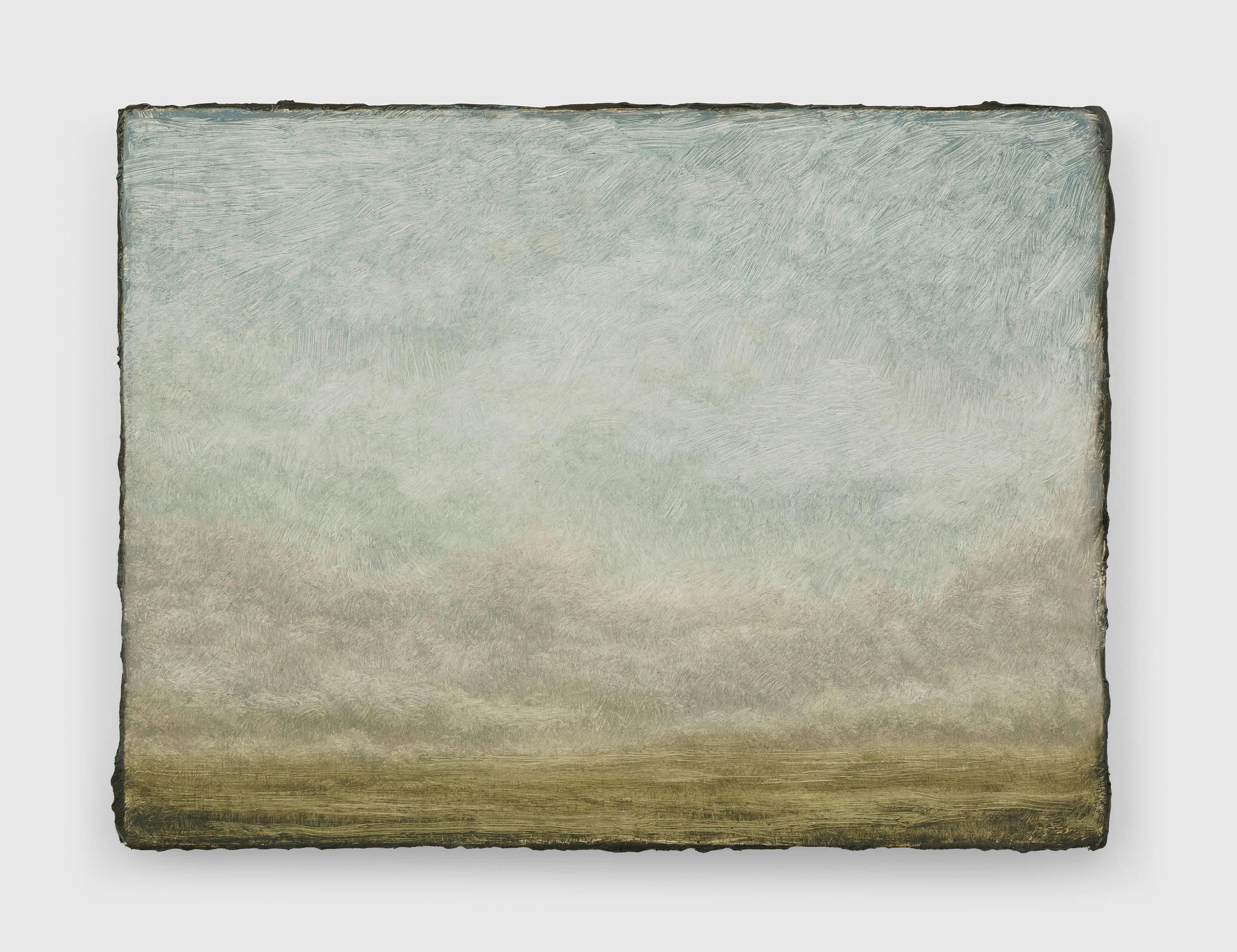 A painting by Lucas Arruda, called Untitled (from the Deserto-Modelo series), dated 2021.