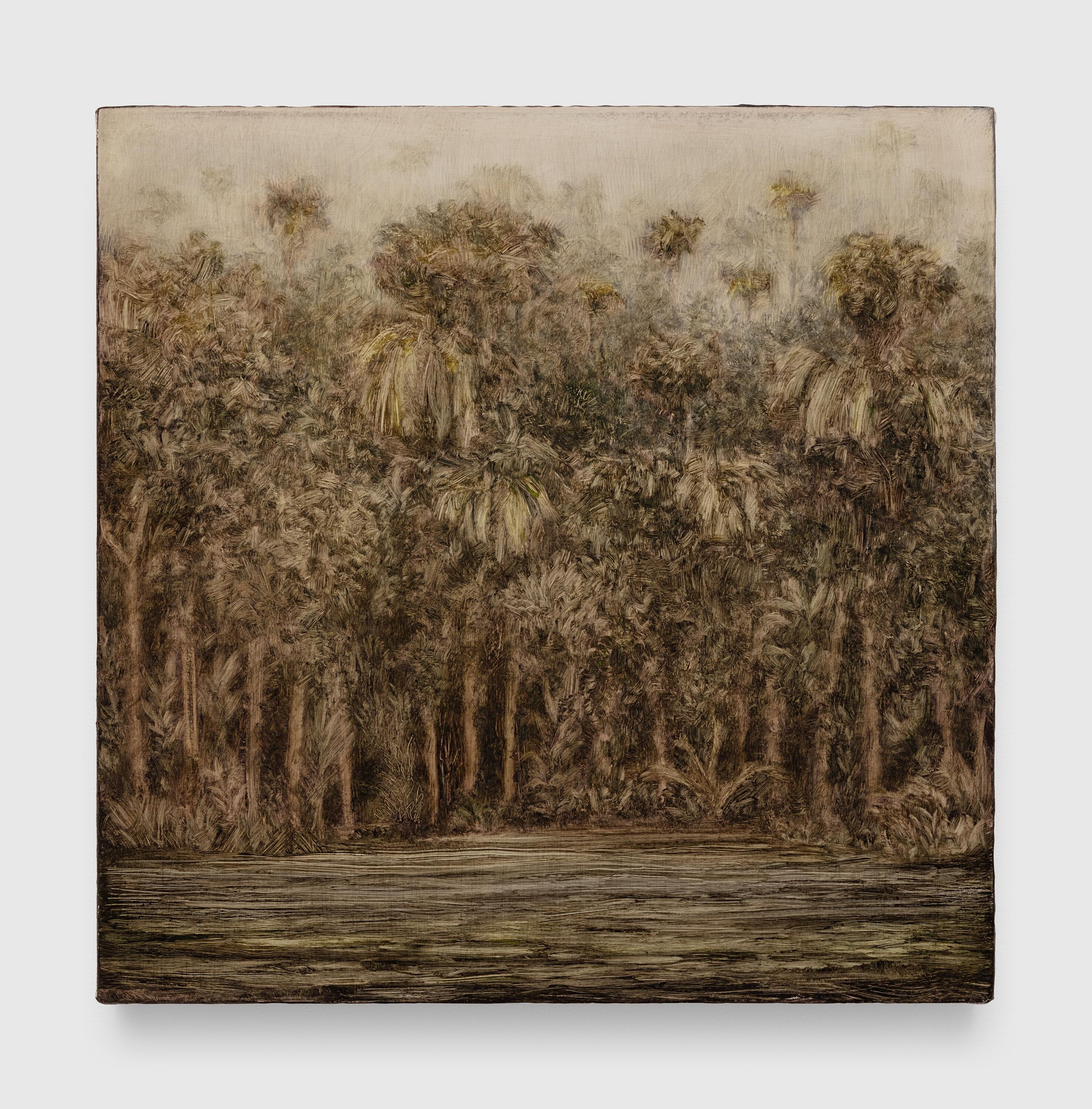 A painting by Lucas Arruda, called Untitled (from the Deserto-Modelo series), dated 2026.