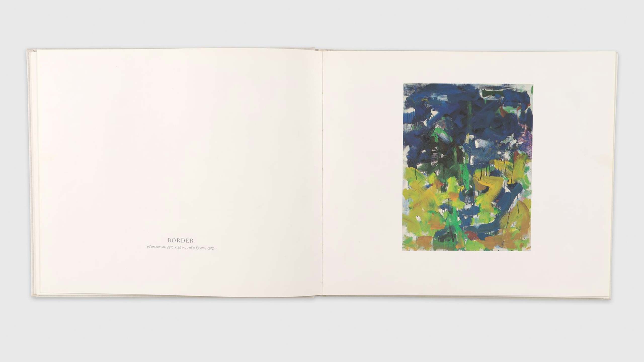 An image of a Robert Miller Gallery book spread