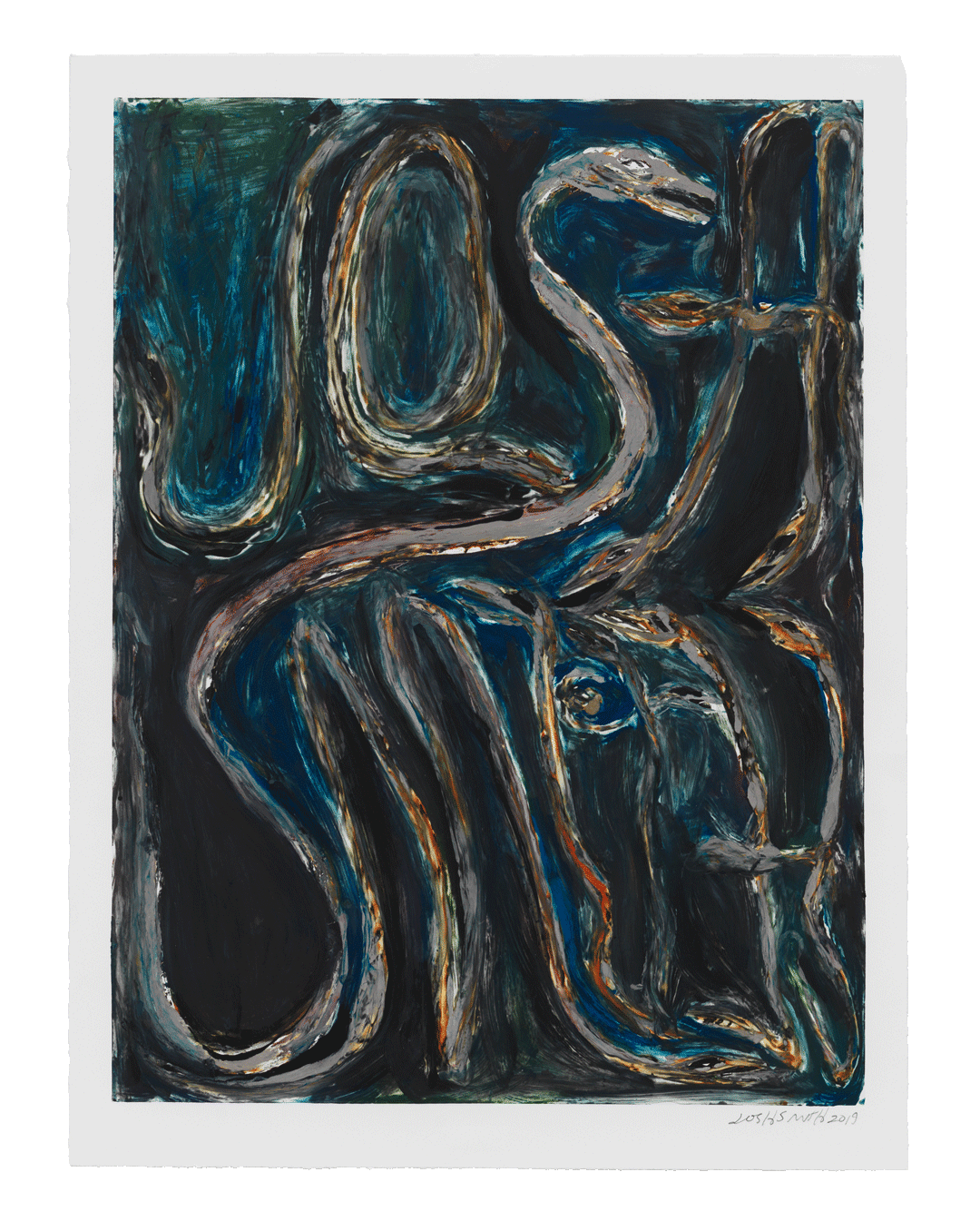 A print by Josh Smith, dated 2019