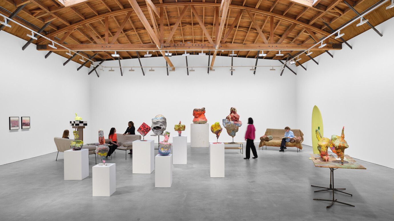 An Installation view, Franz West, David Zwirner, Los Angeles, dated 2023