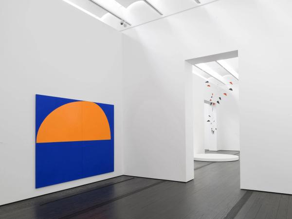 Suzan Frecon — orange and bluebird blue illumination
