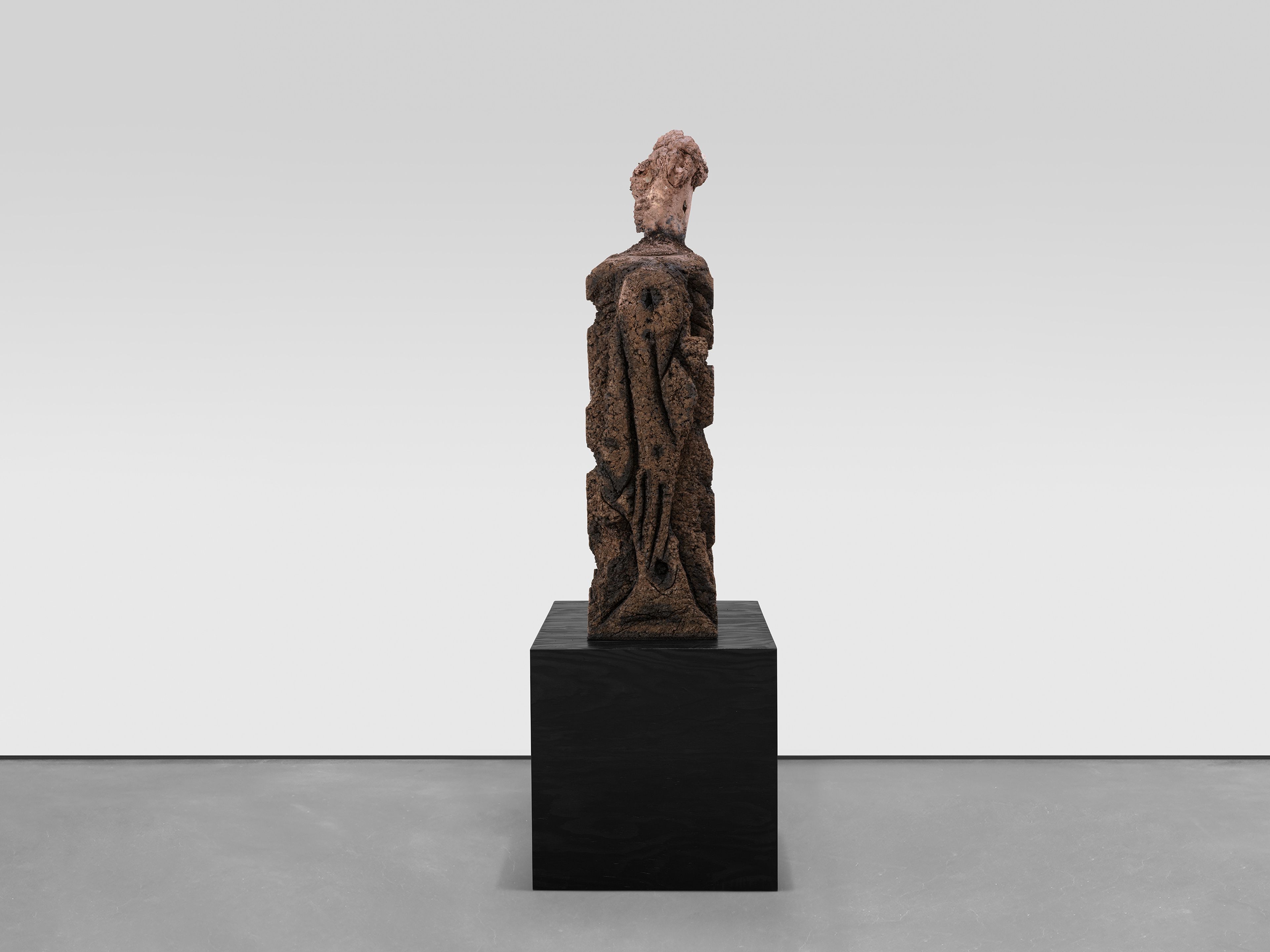A sculpture by Huma Bhabha, titled Learn Something, dated 2025.