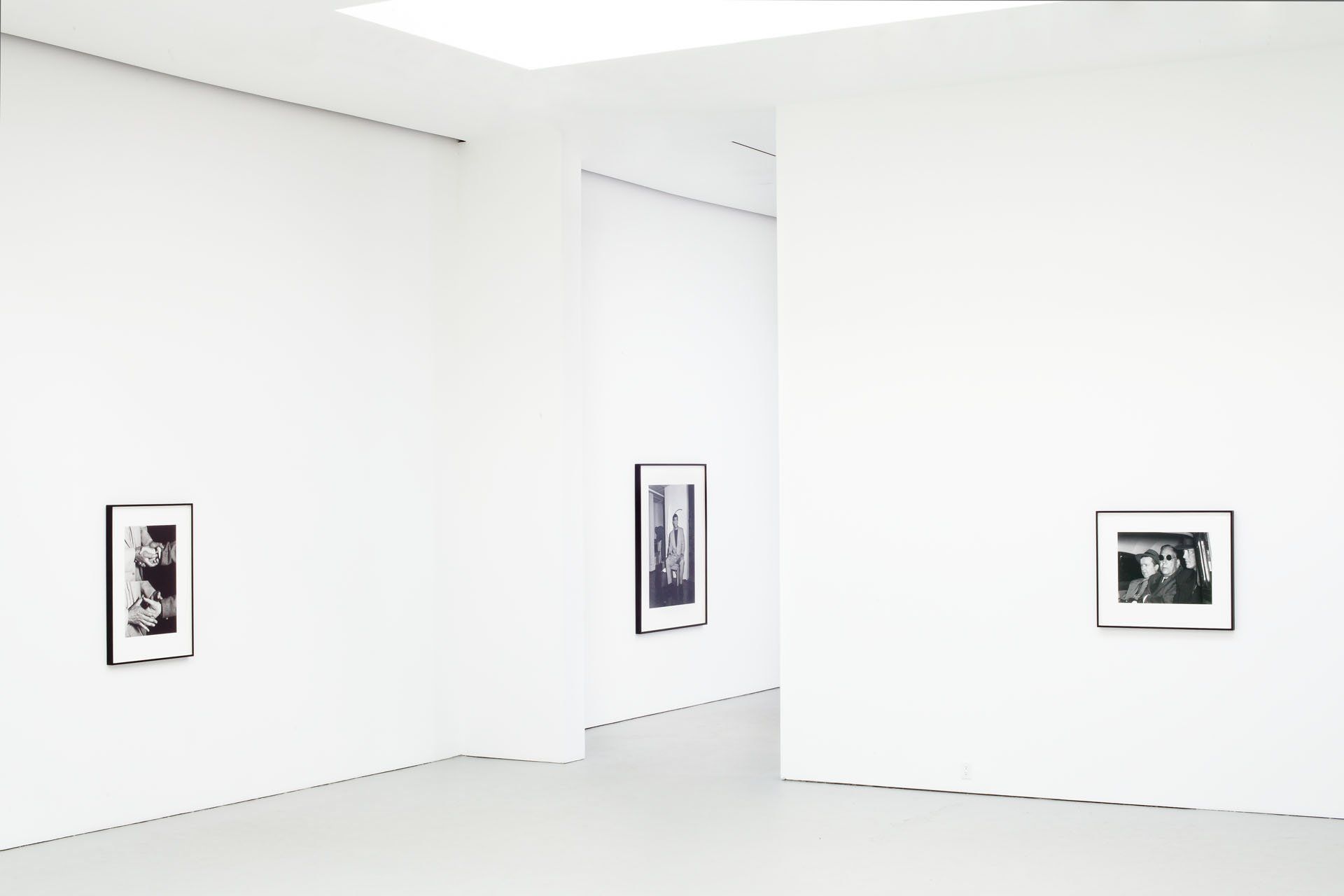 Installation view of the exhibition Stan Douglas: Midcentury Studio, at David Zwirner in New York, dated 2011.
