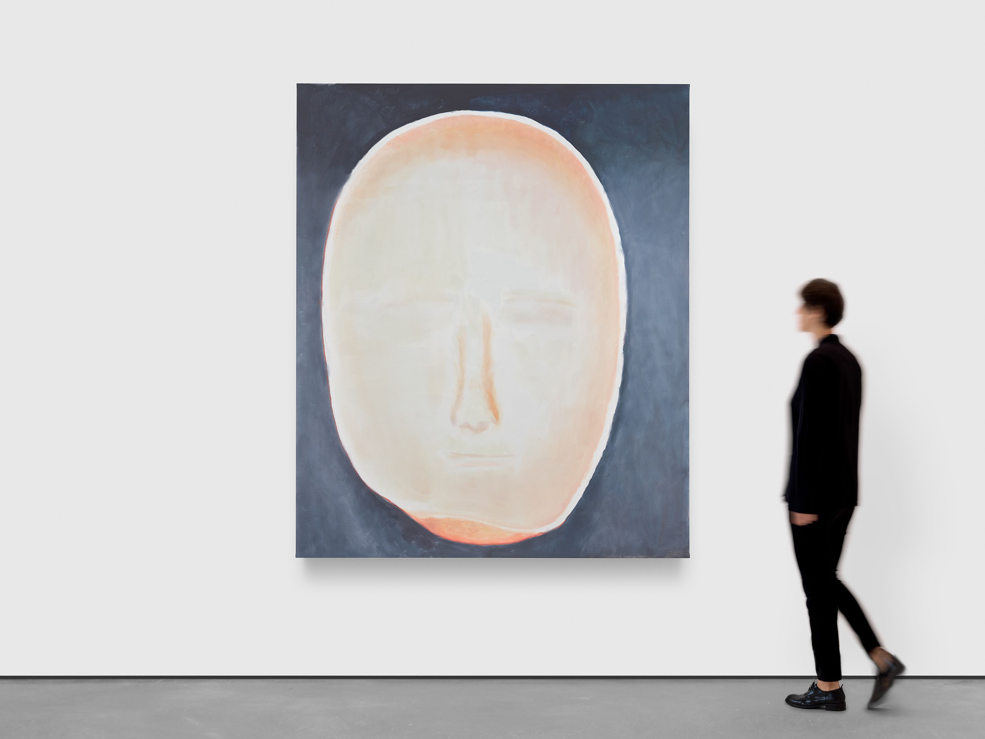 A painting by Luc Tuymans, titled Hollow, dated 2025.