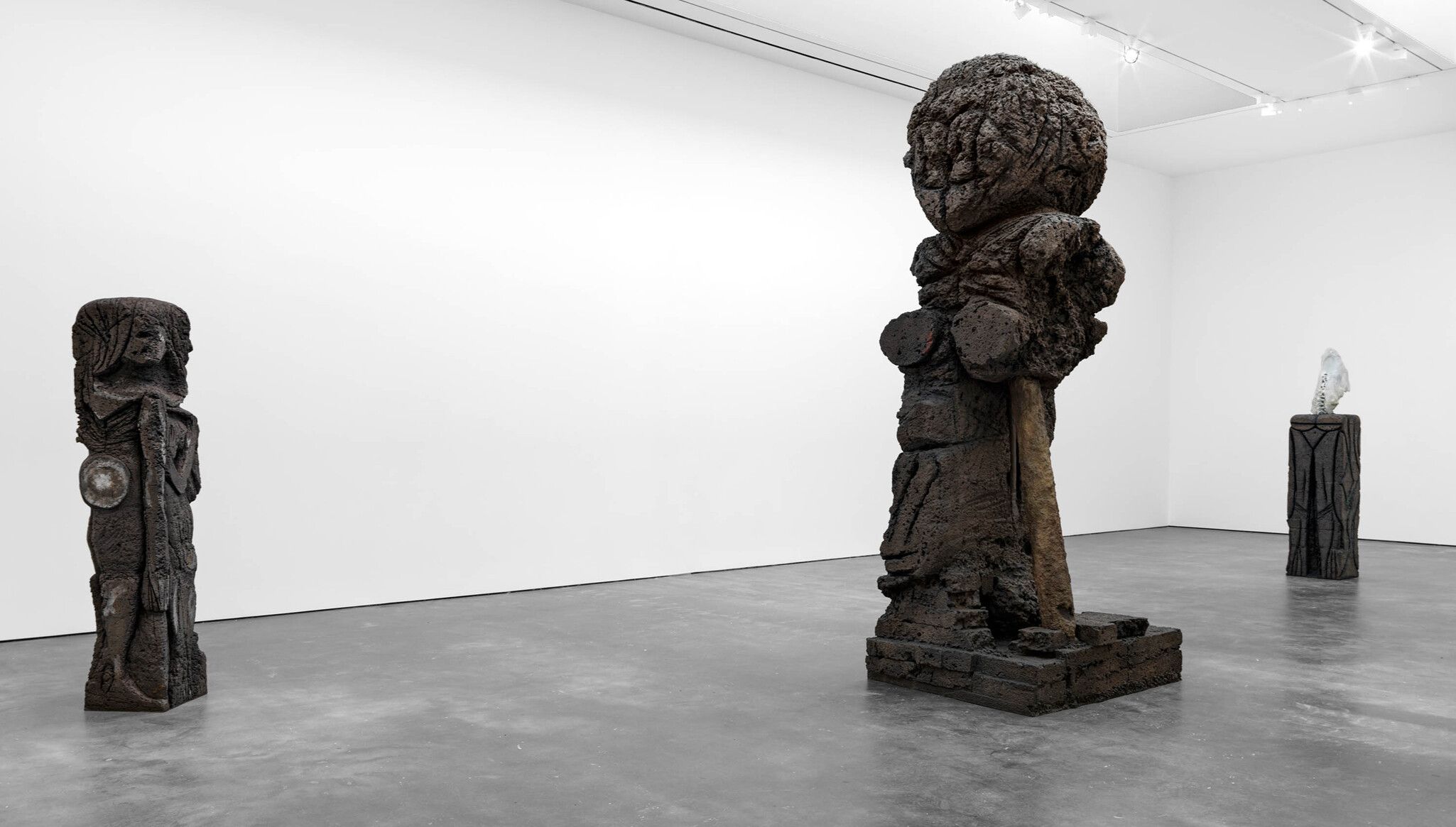 An Installation view, Huma Bhabha: Welcome…to the one who came, David Zwirner, New York, dated 2024