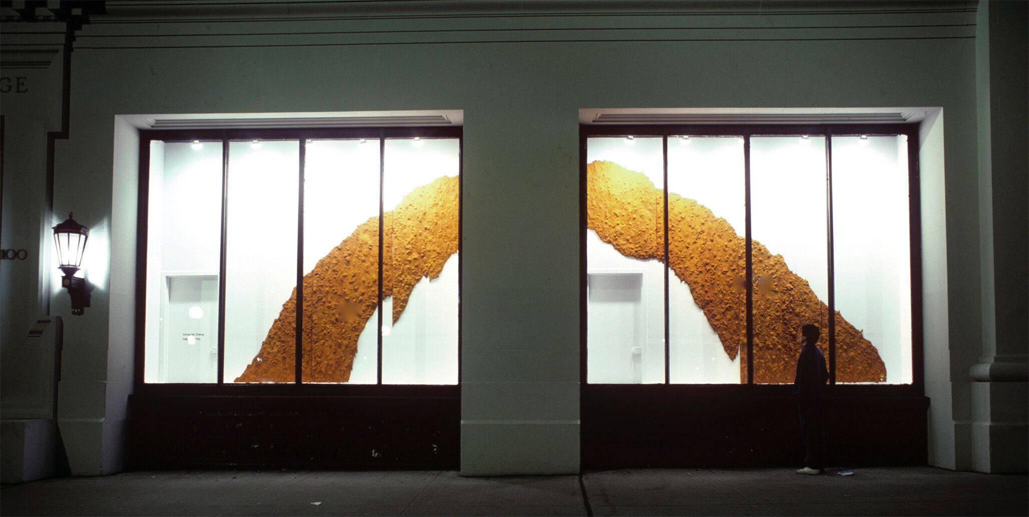 An installation by Ching Ho Cheng, titled The Grotto, at Grey Art Gallery, New York, in 1987.