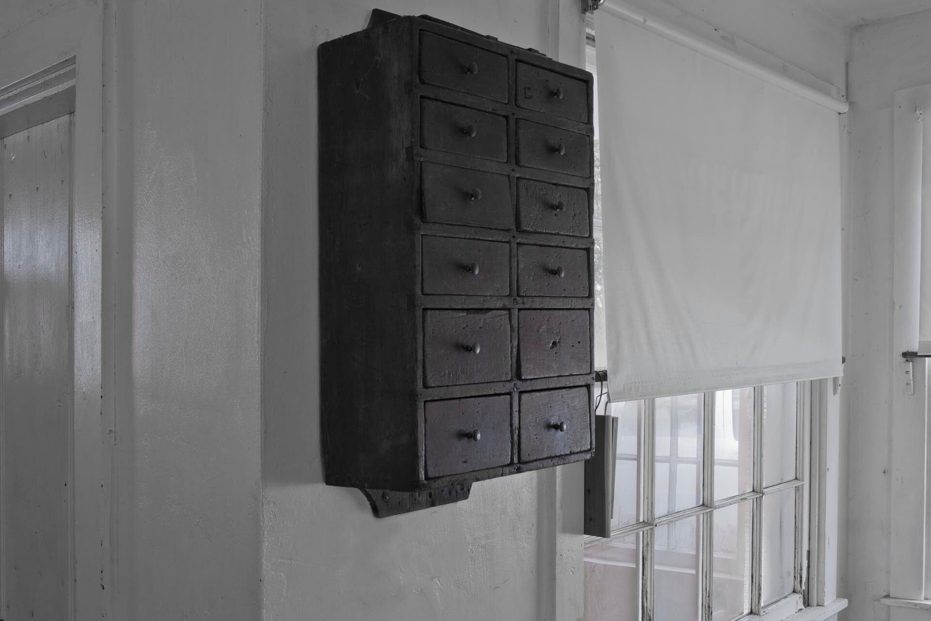 A photograph by James Welling, titled Cabinet, dated 2012. 