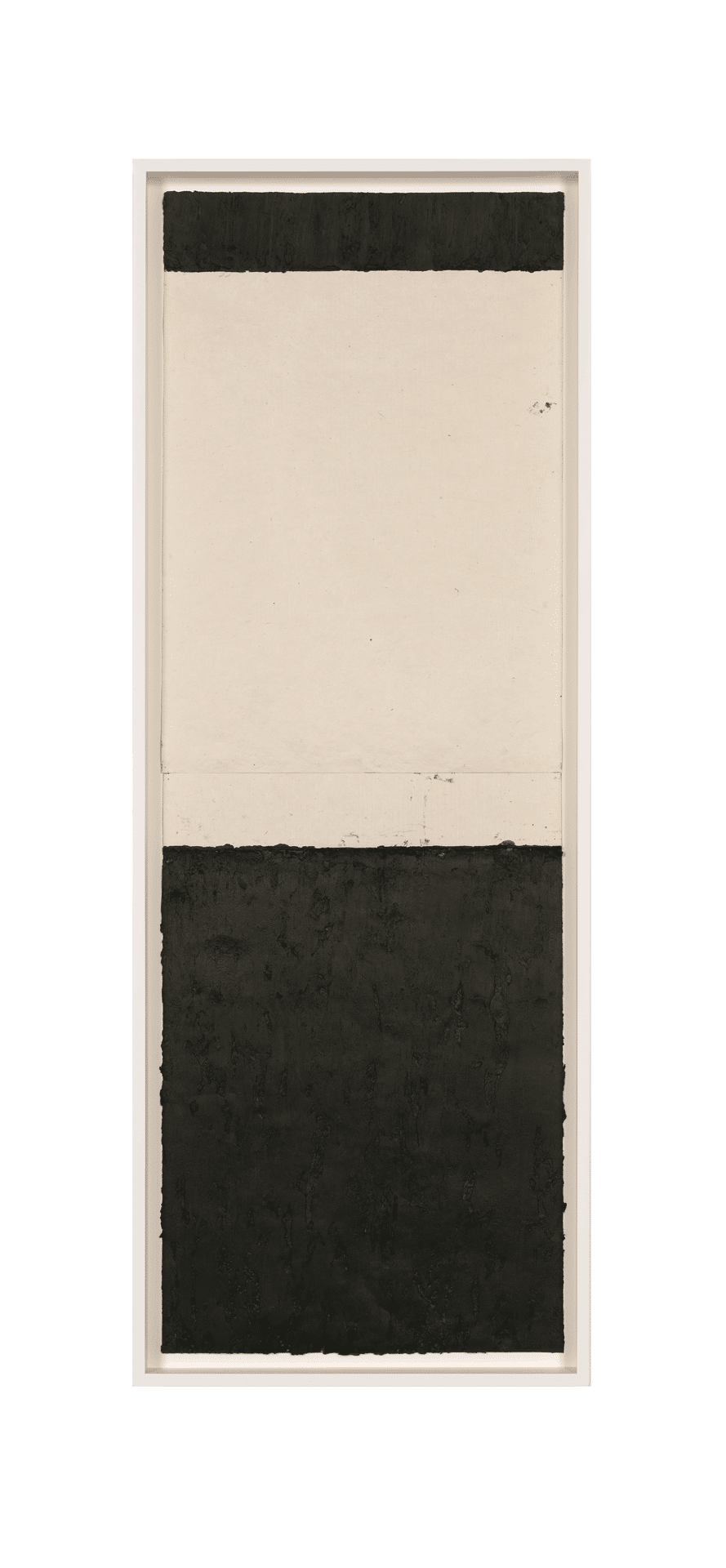 A drawing by Richard Serra, titled Rio Vertical Reversal #1, dated 2013.