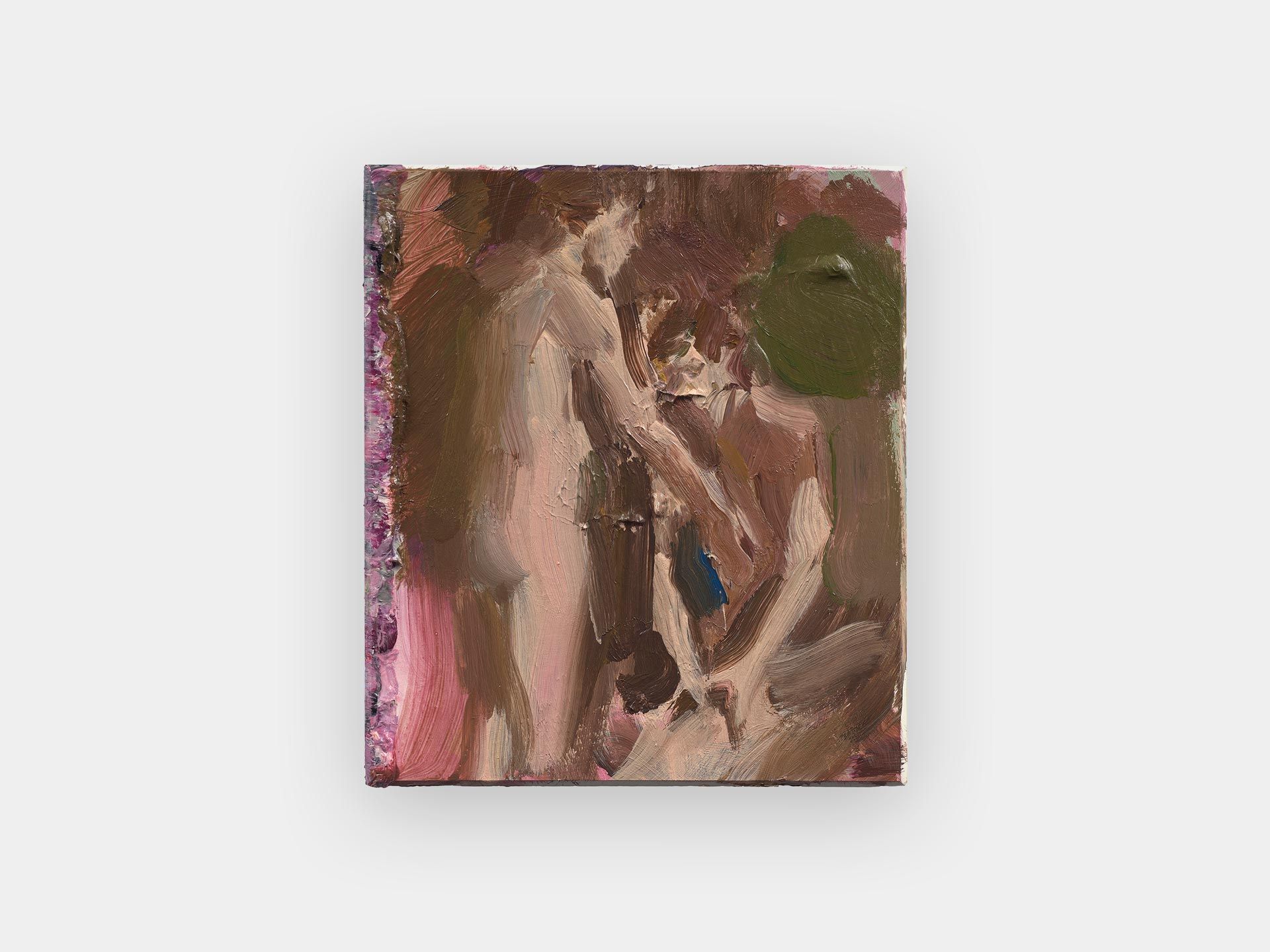 An untitled painting by Wei Jia, dated 2019.
