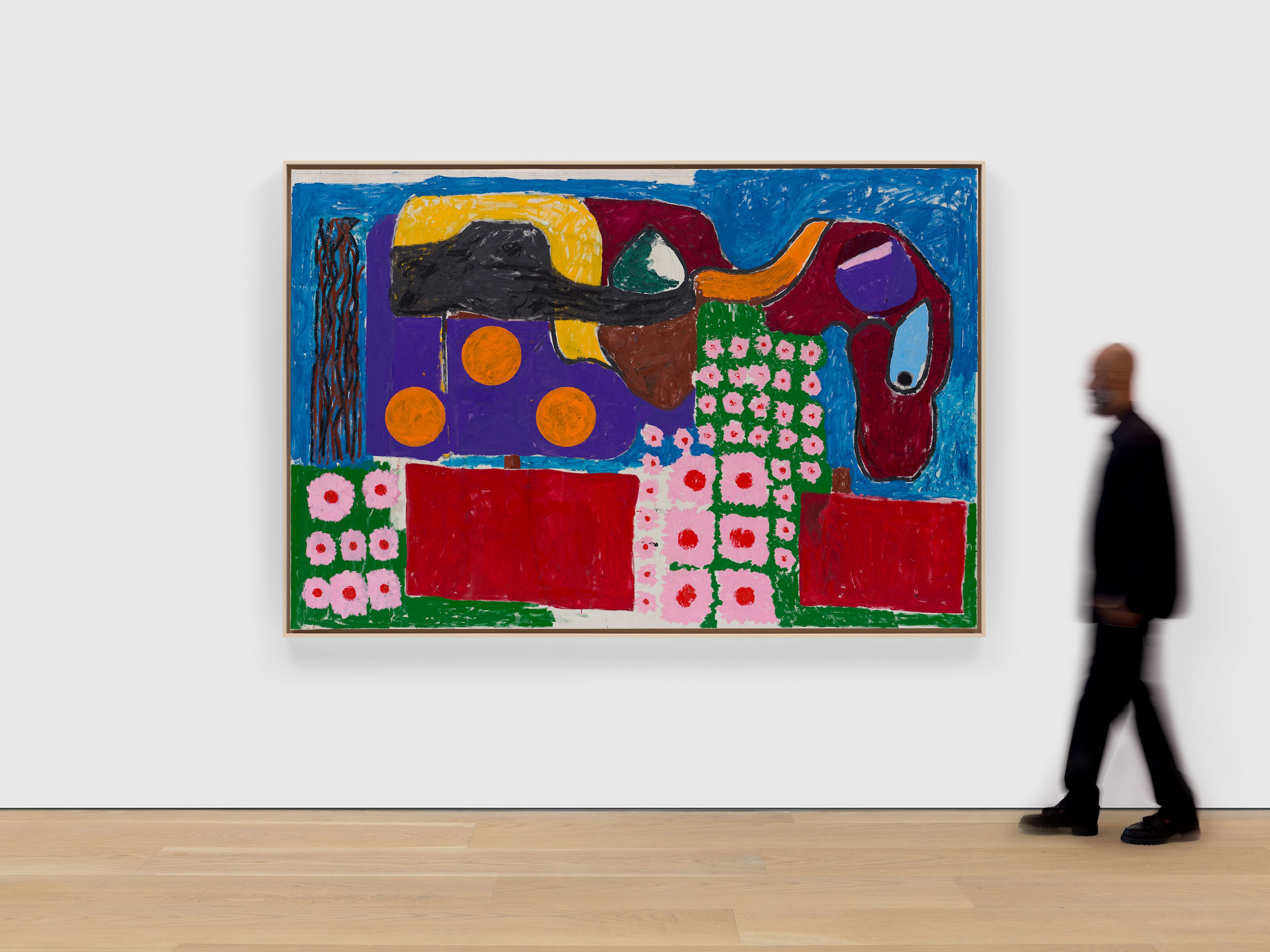 A painting by Joe Bradley, titled Colt, dated 2025.