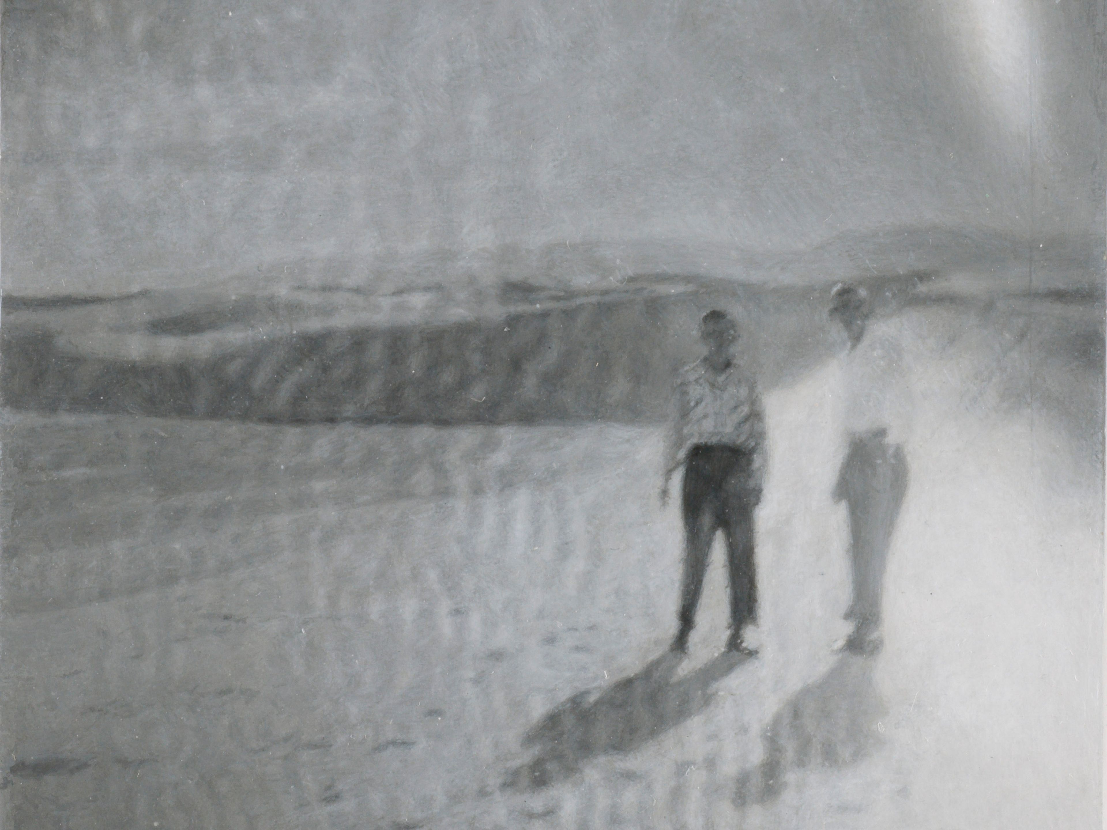 A detail from a painting by Elisheva Biernoff, titled Ripple, dated 2020.