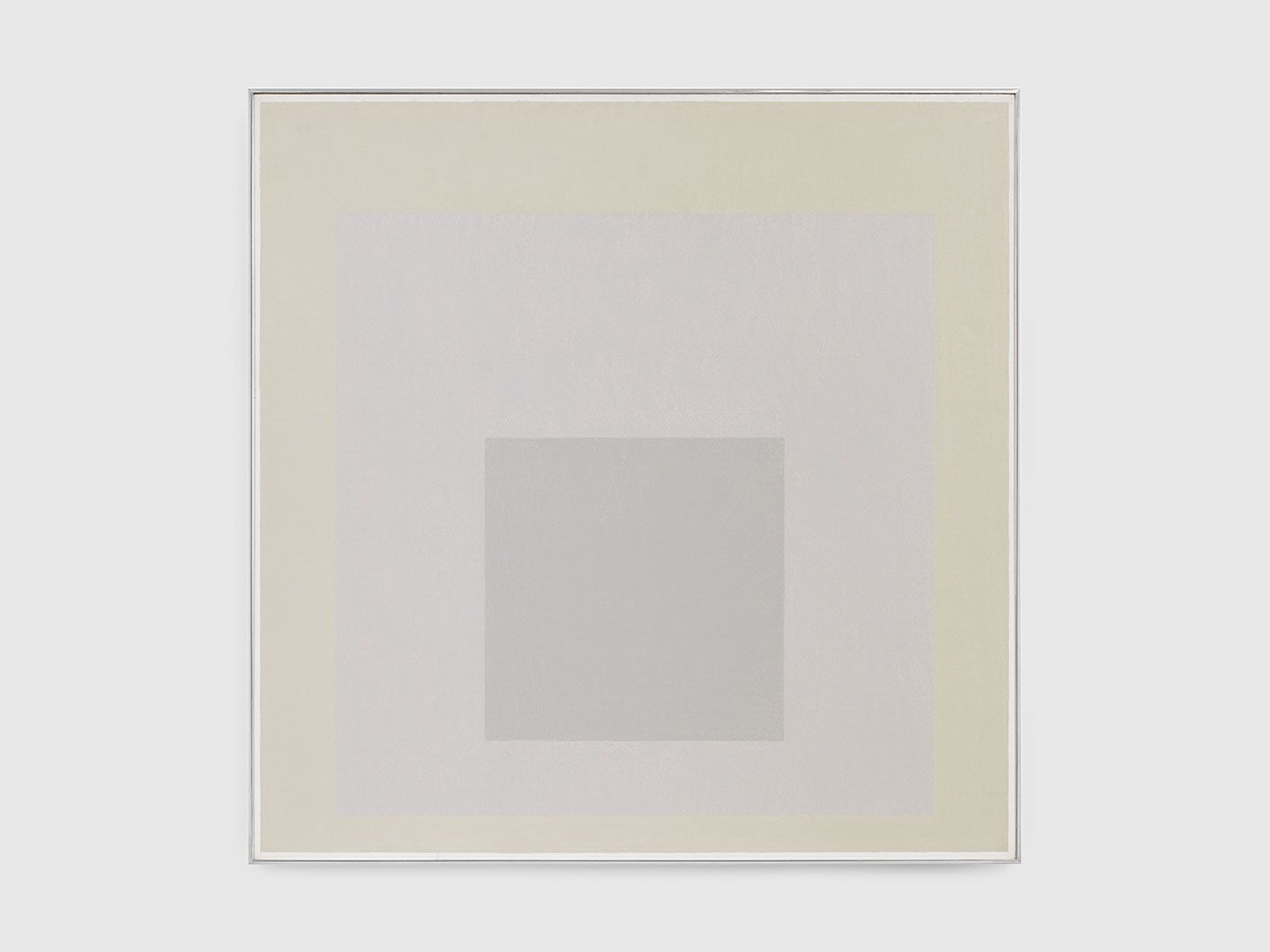 A painting by Josef Albers, titled Homage to the Square [Ephemeral], dated 1966.