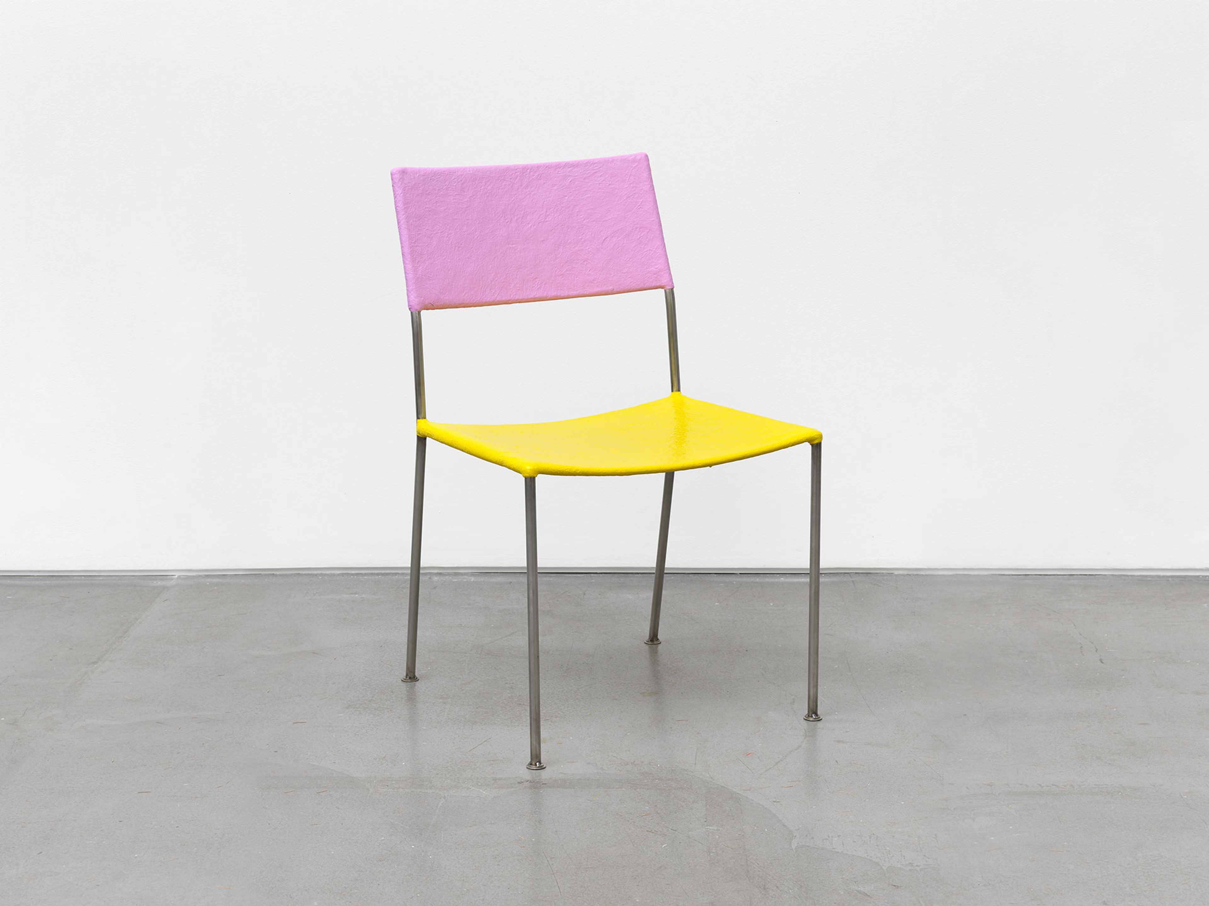 A furniture work by Franz West, titled K√ºnstlerstuhl (Artist's Chair), dated 2006/2015