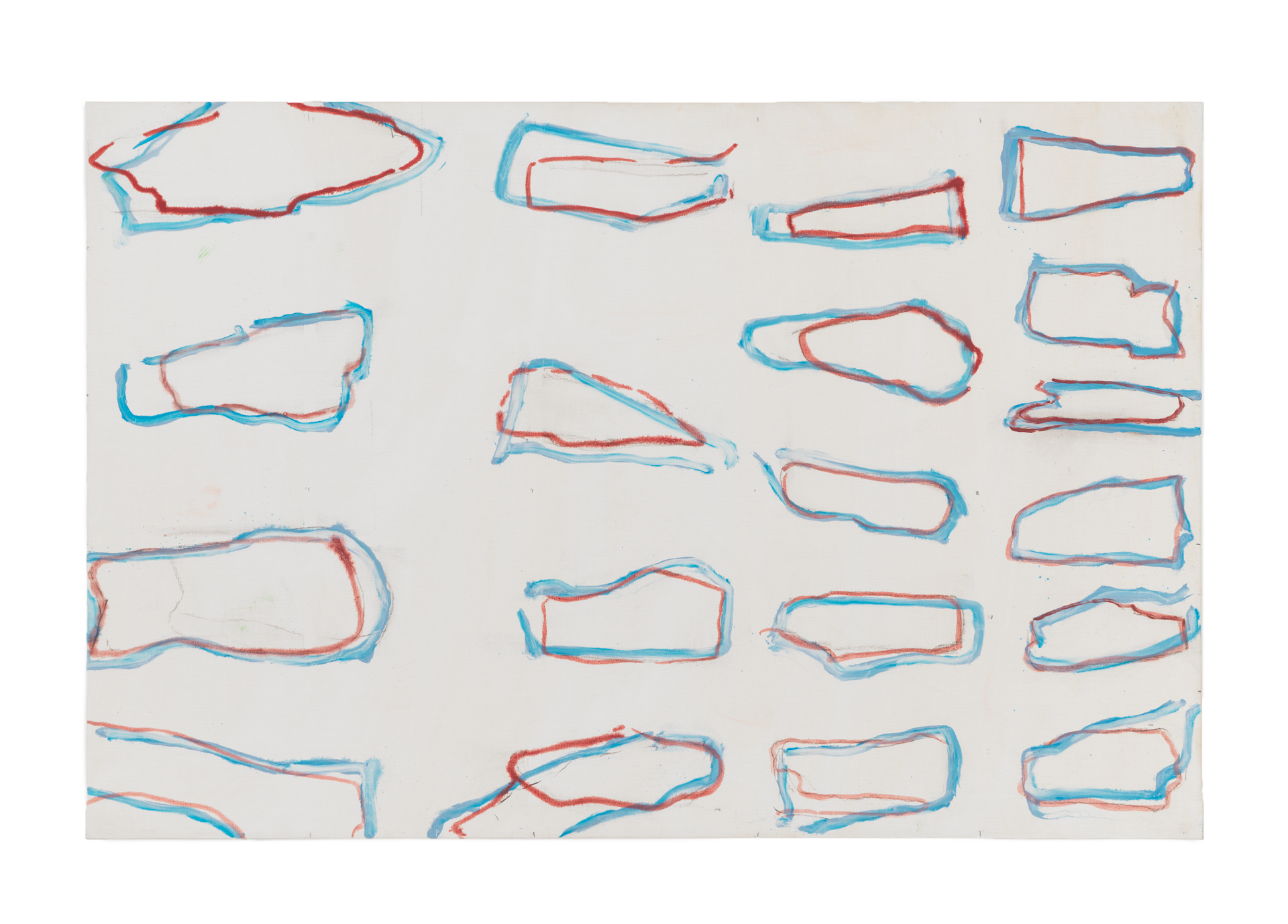 A painting by Raoul De Keyser titled Retour I, dated 1999.