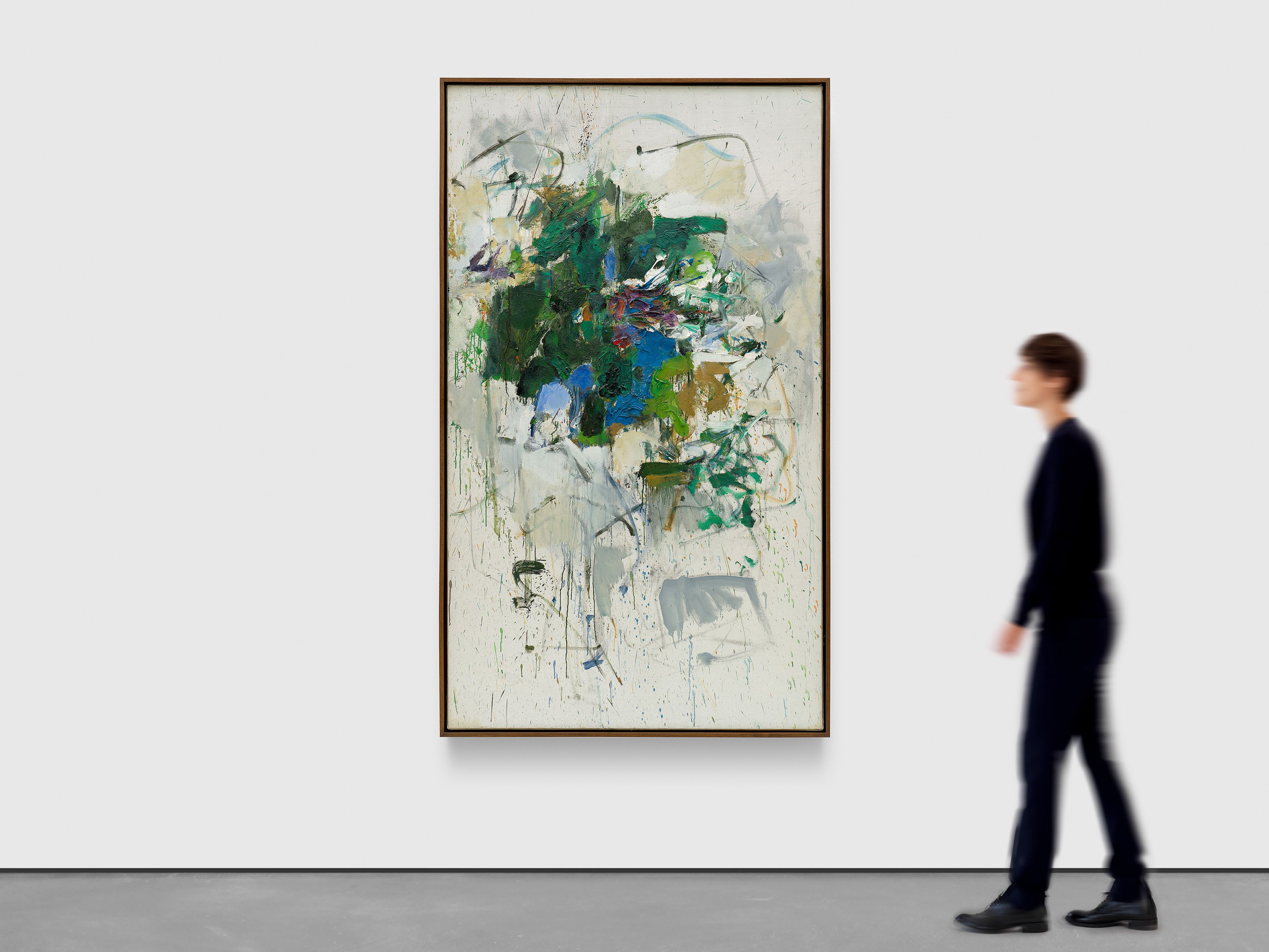 An untitled painting by Joan Mitchell, dated circa 1965.