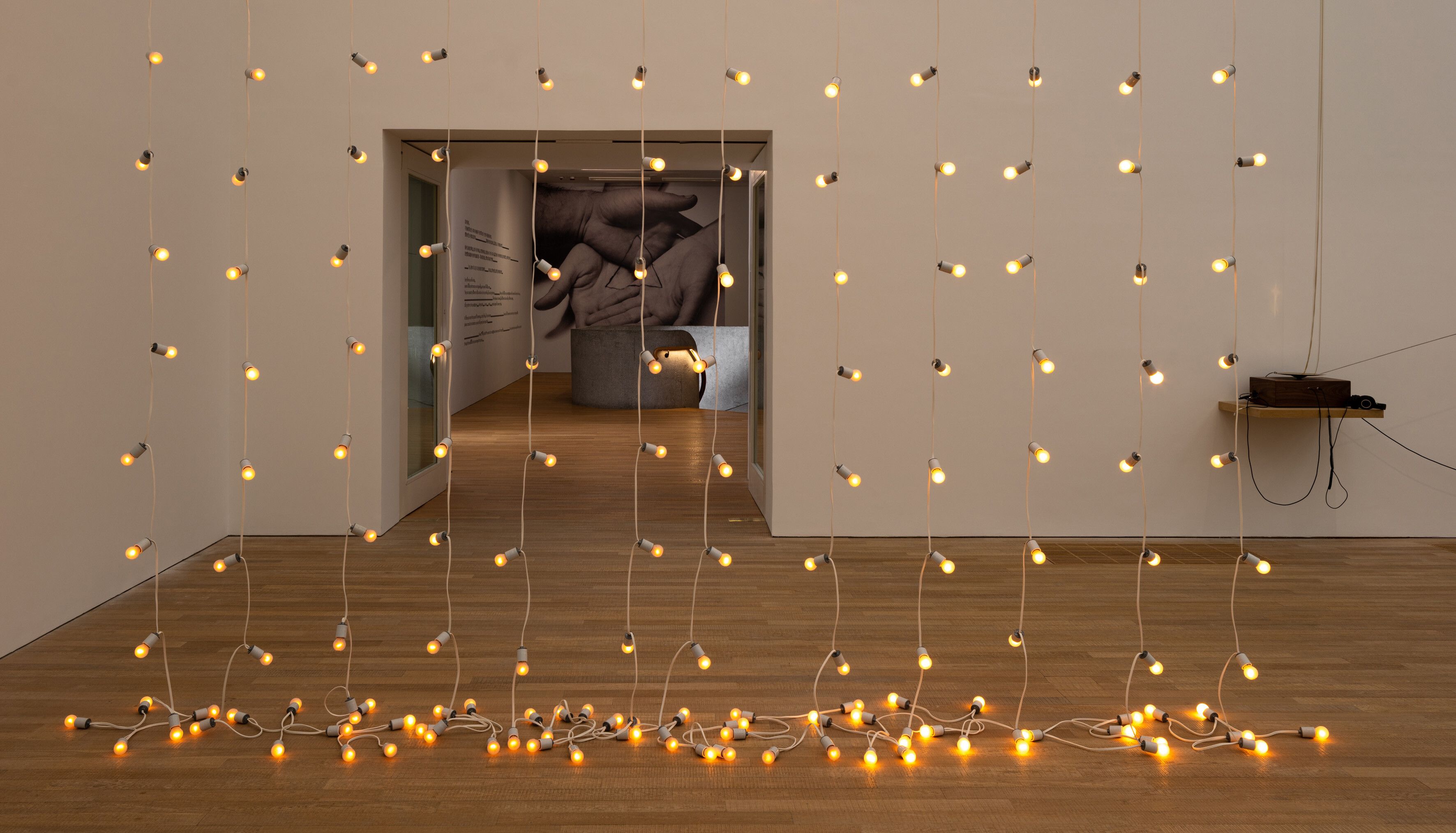 An installation view of an exhibition titled Trust and Confusion at Tai Kwun Contemporary, Hong kong, in 2021.
