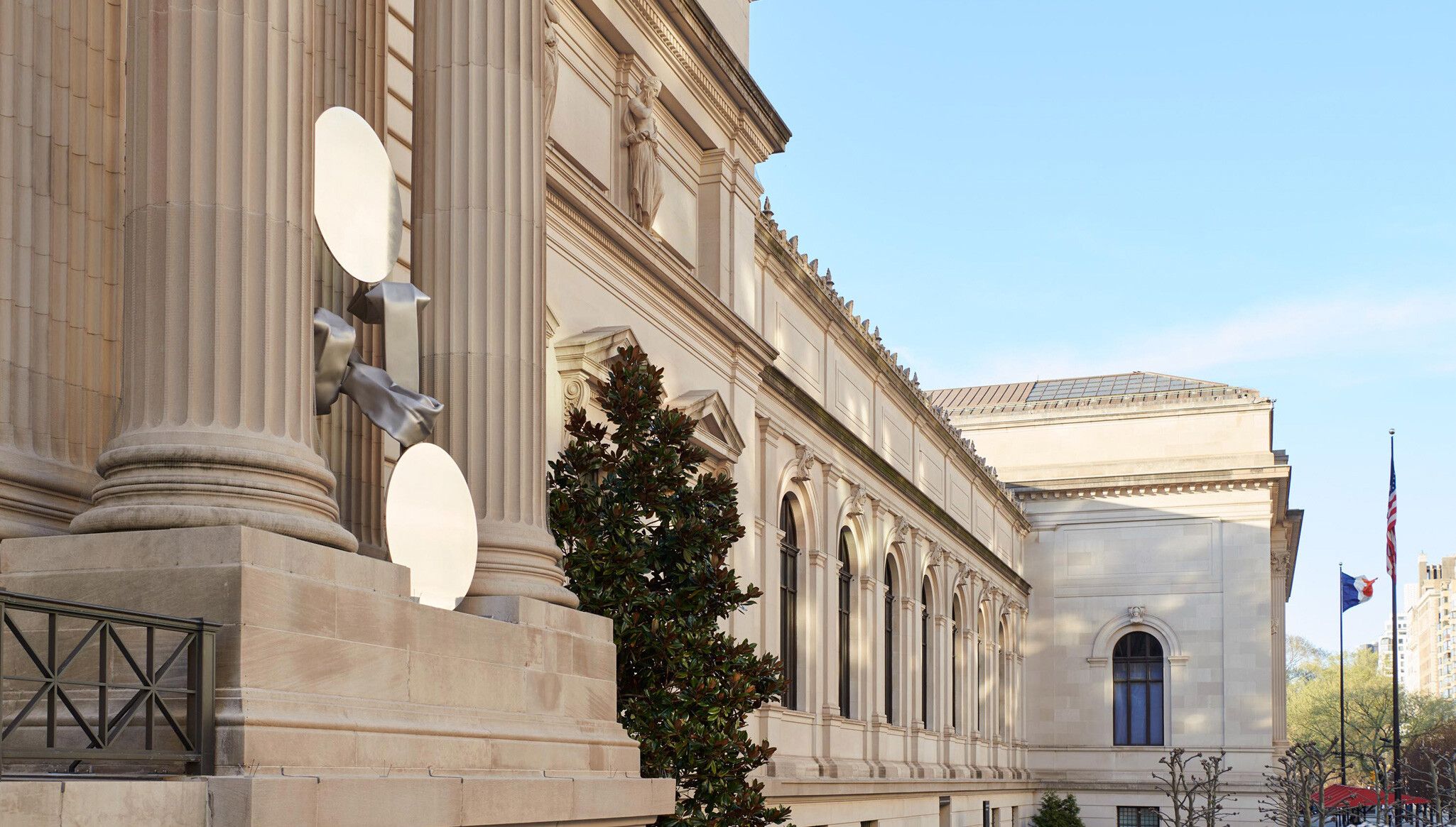 An Installation view, of Carol Bove: The séances aren’t helping, at The Metropolitan Museum of Art, in New York, dated 2021