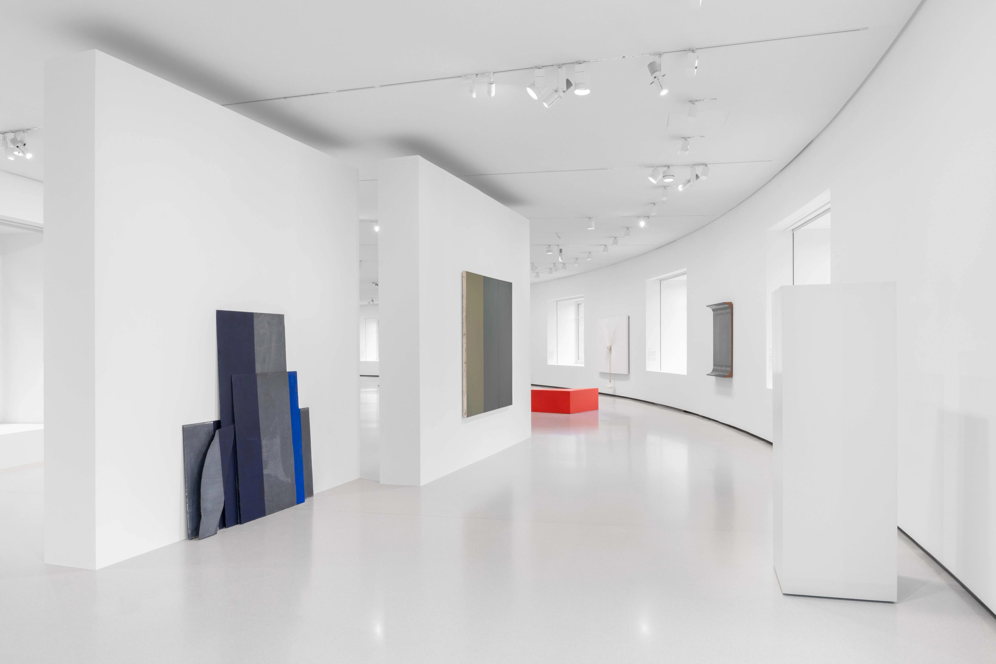 Installation view of Merrill Wagner in Minimal at the Bourse de Commerce – Pinault Collection located in Paris, France, dated 2025.