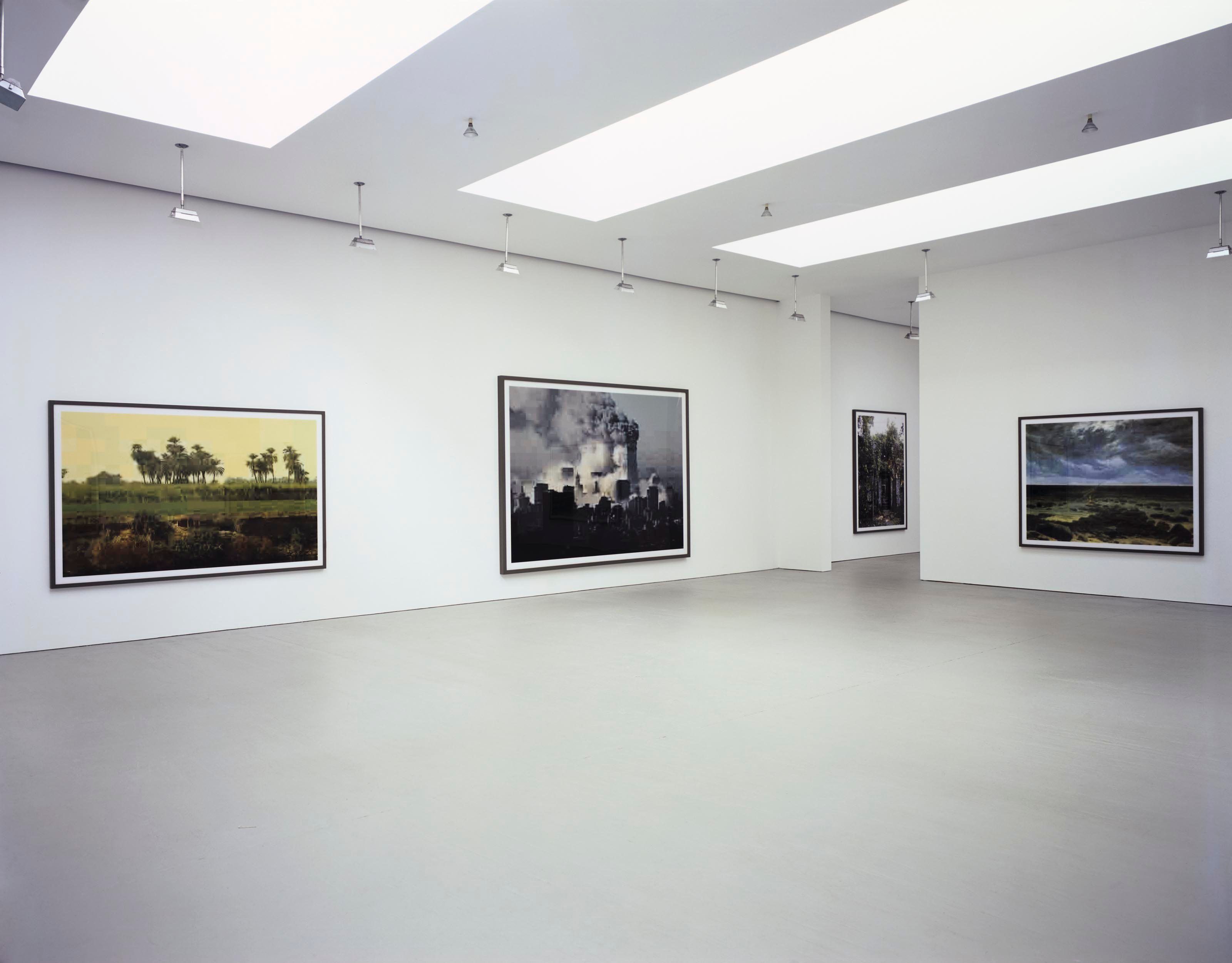 An installation view of the exhibition Thomas Ruff: New Work, at David Zwirner New York, dated 2005.
