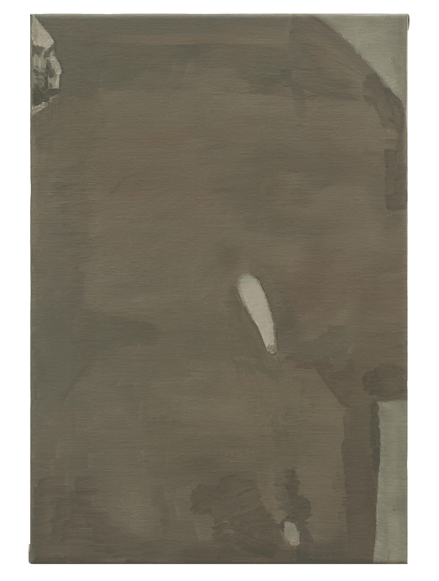 A painting by Luc Tuymans, titled Shadows, dated 1994.