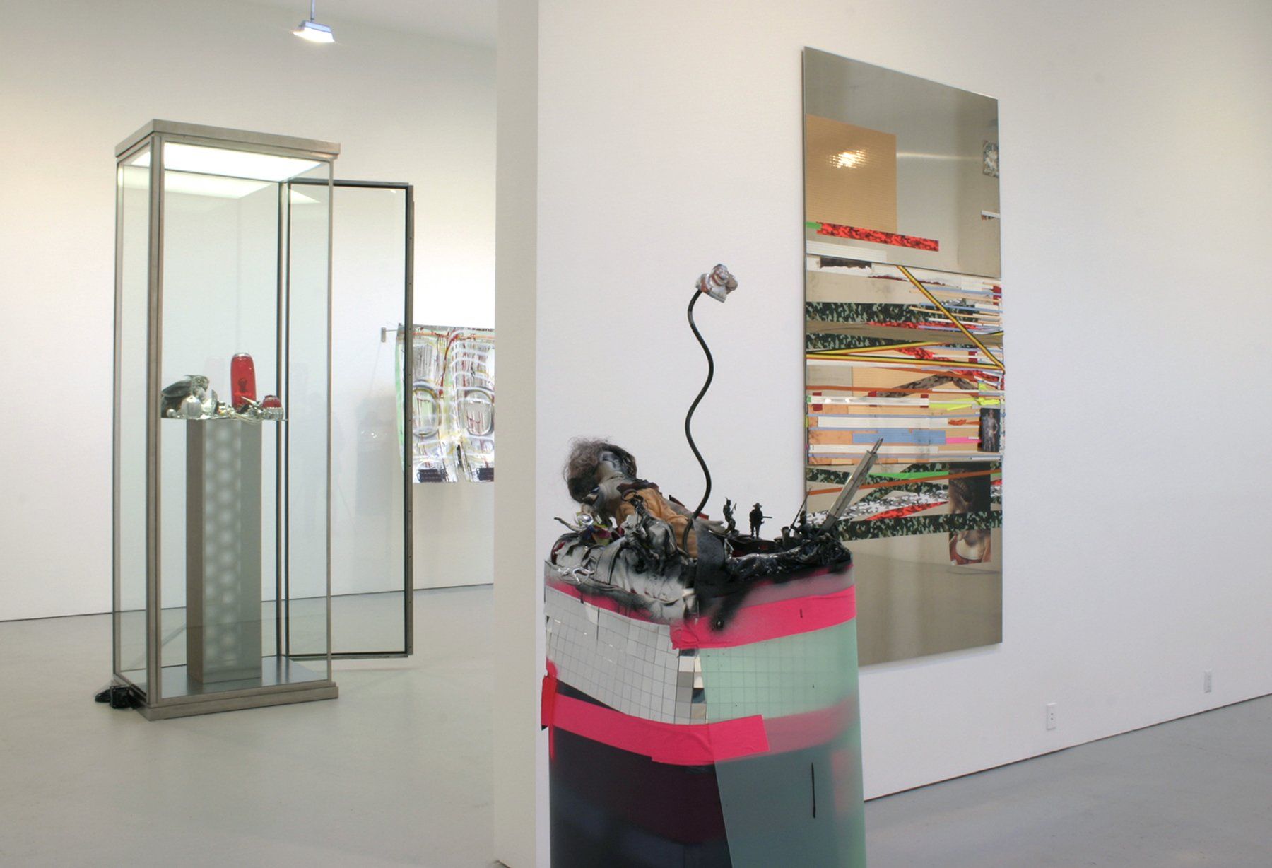 An installation view of the exhibition Isa Genzken: New Work, at David Zwirner New York, dated 2005.