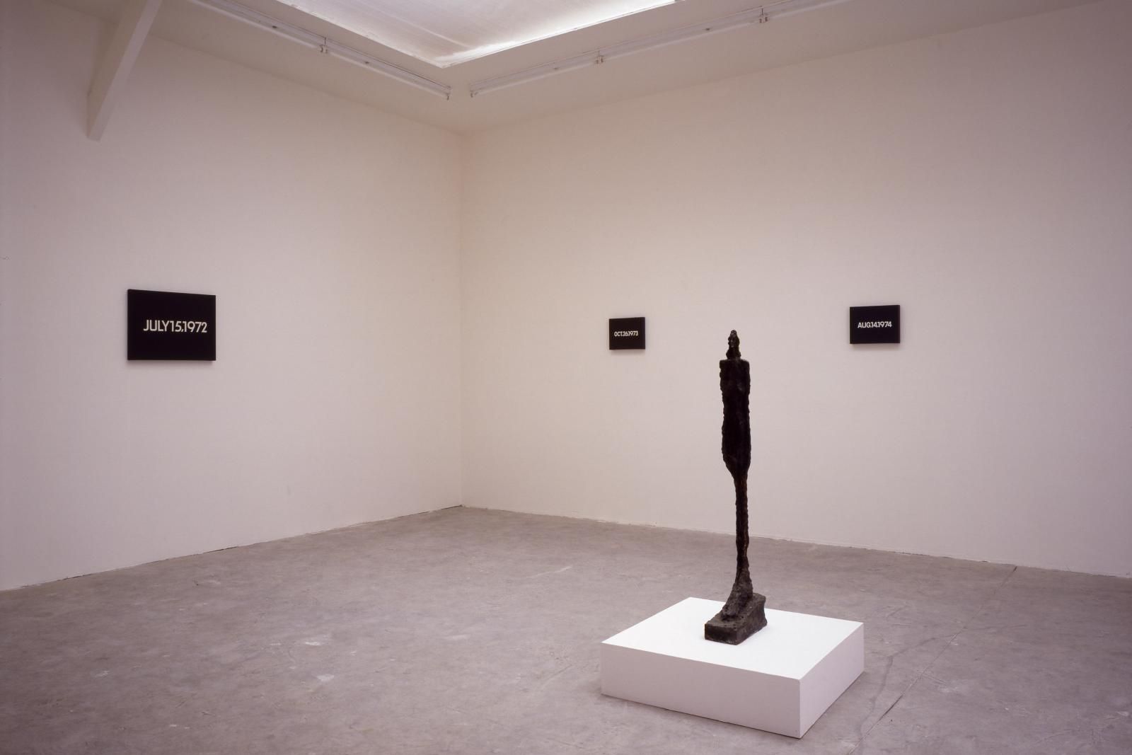 Conscience: On Kawara & Alberto Giacometti at Le Consortium