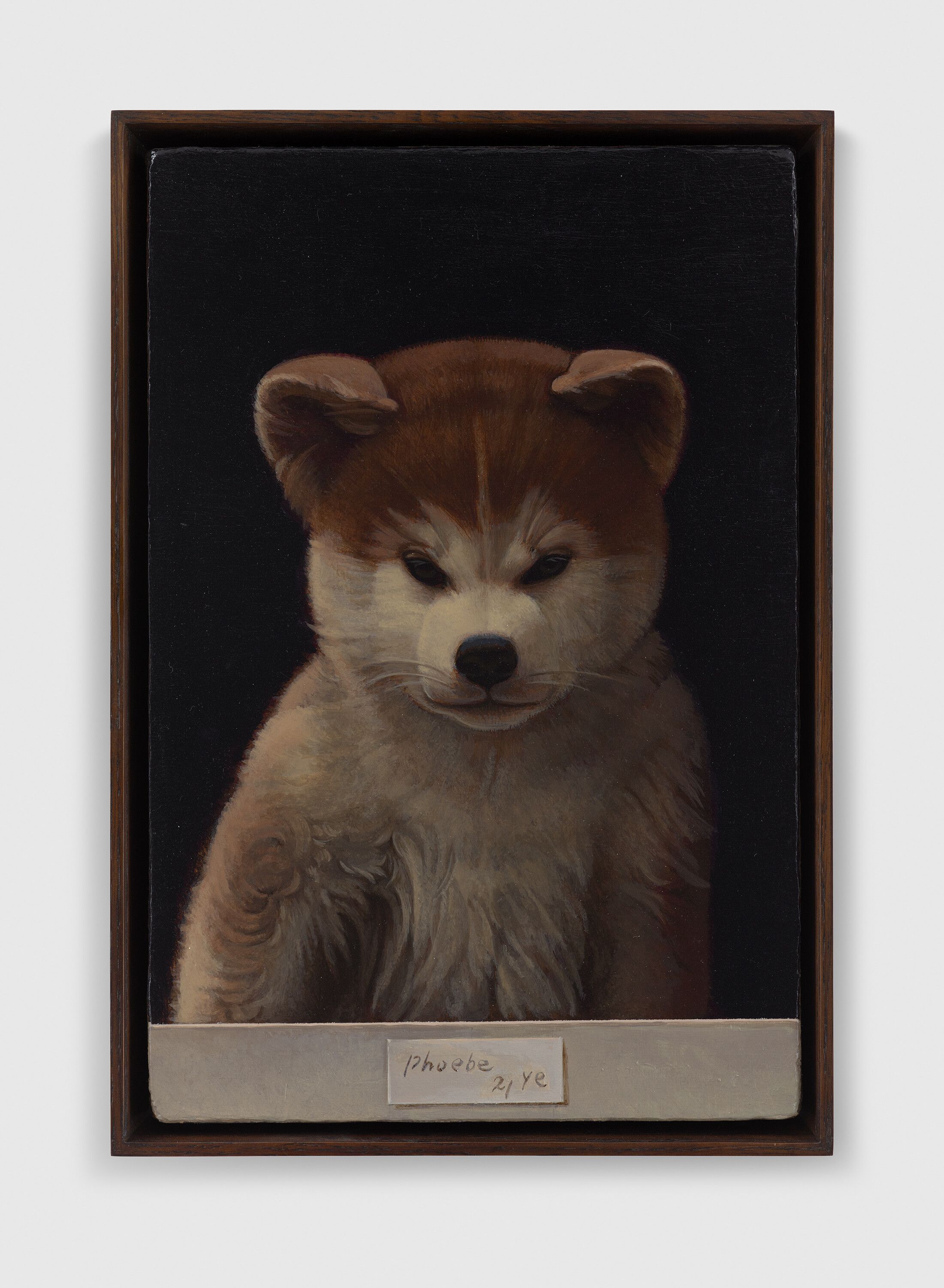 A painting by Liu Ye, titled Phoebe, dated 2021.