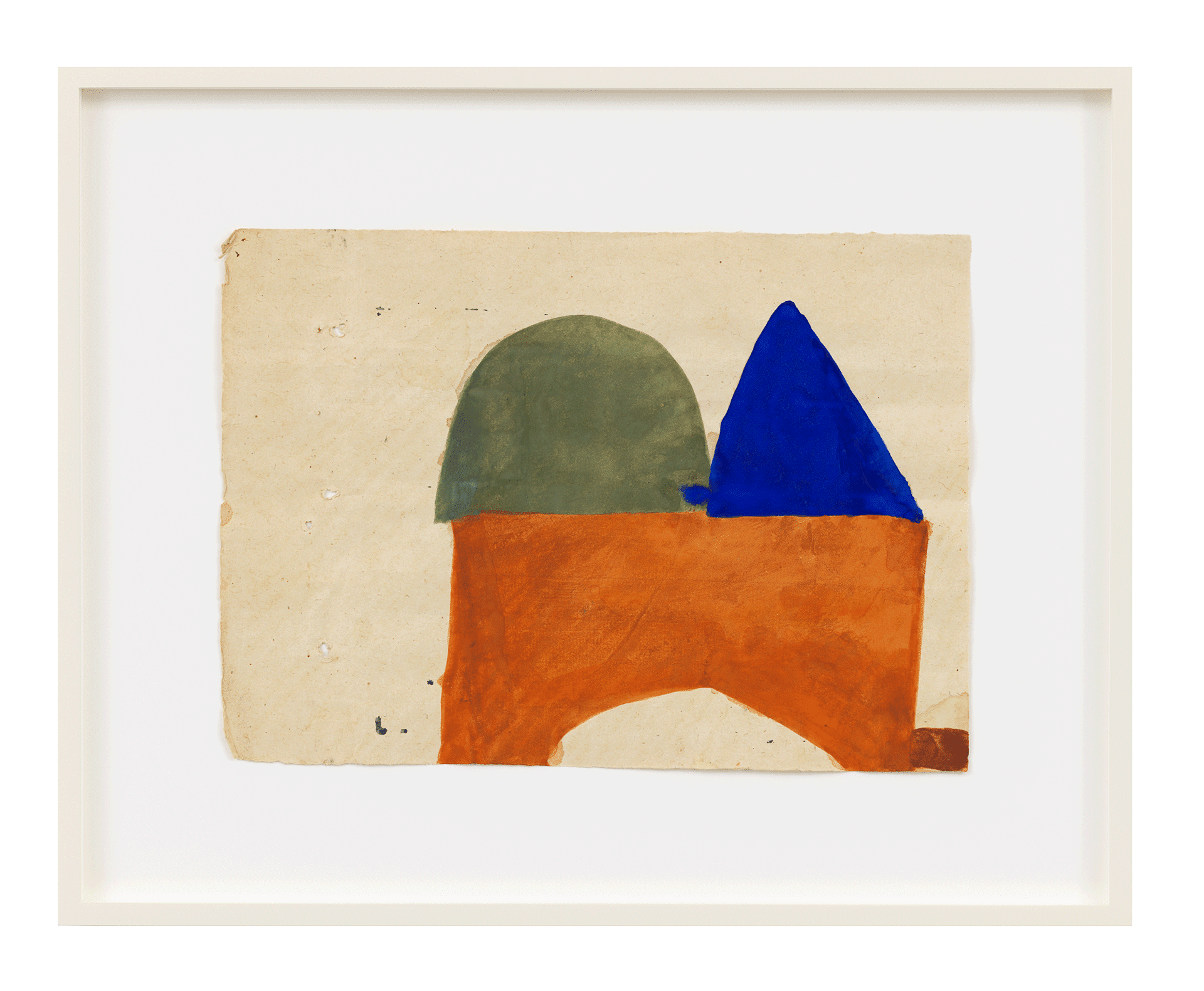 A watercolor by Suzan Frecon, titled Watercolor from Book of Paint, dated 2014 to 2015.