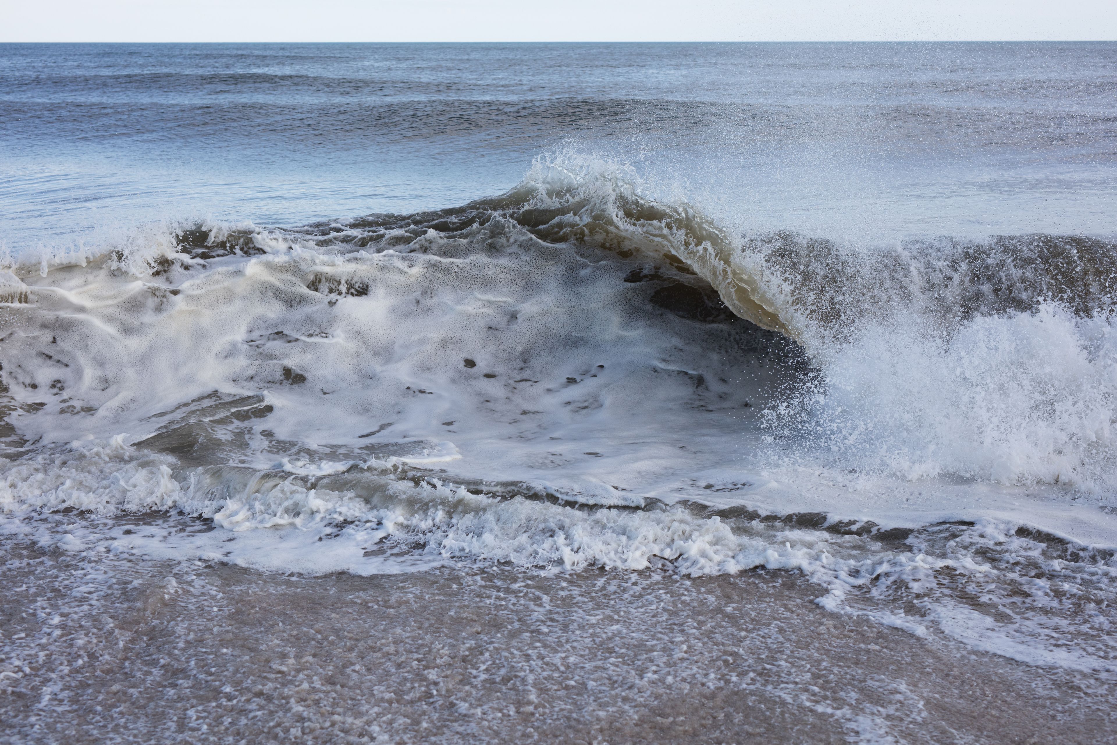 A photograph by Wolfgang Tillmans titled Atlantique, b, dated 2016.