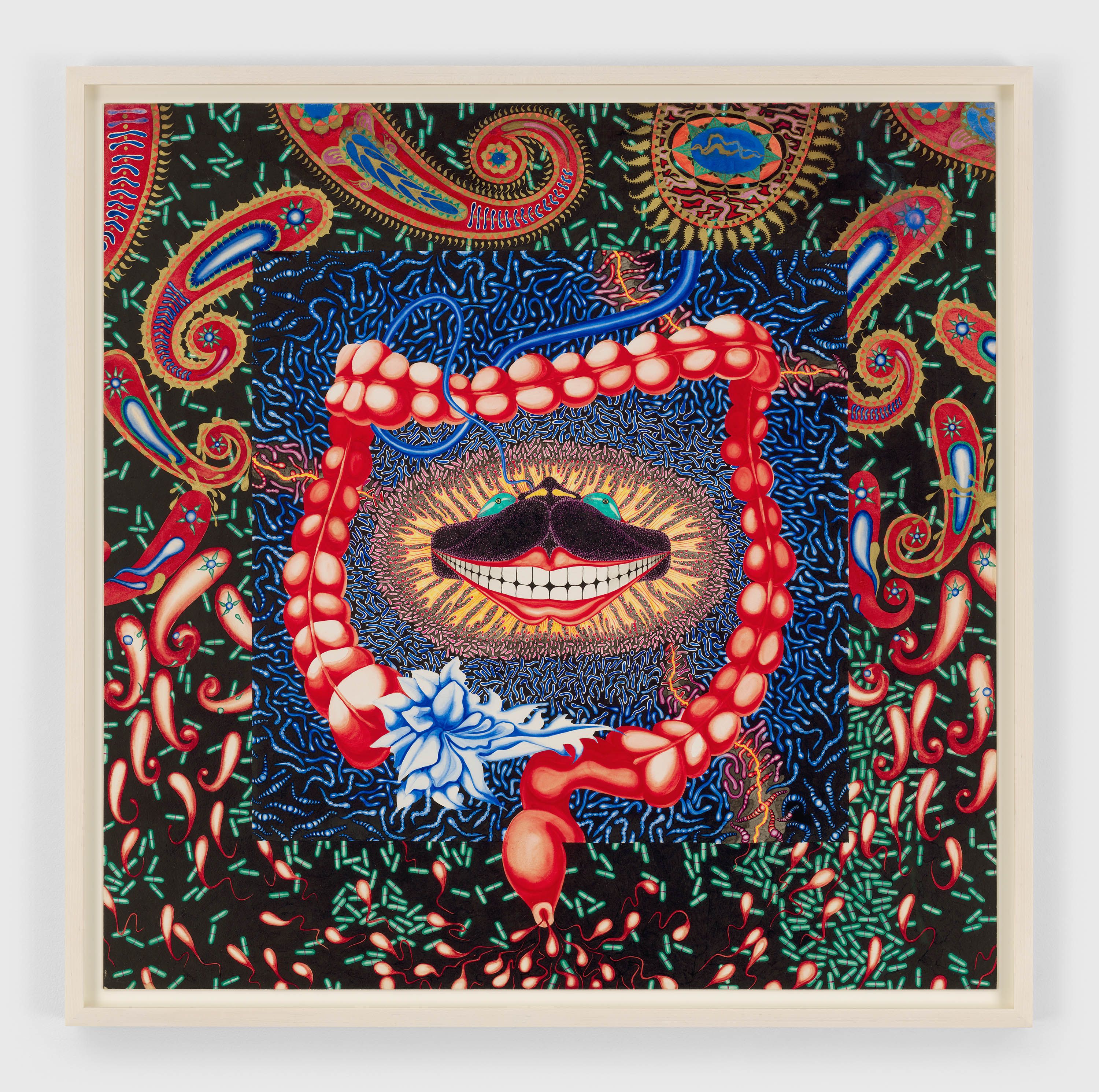 A painting by Ching Ho Cheng, titled Chemical Garden, dated 1970.