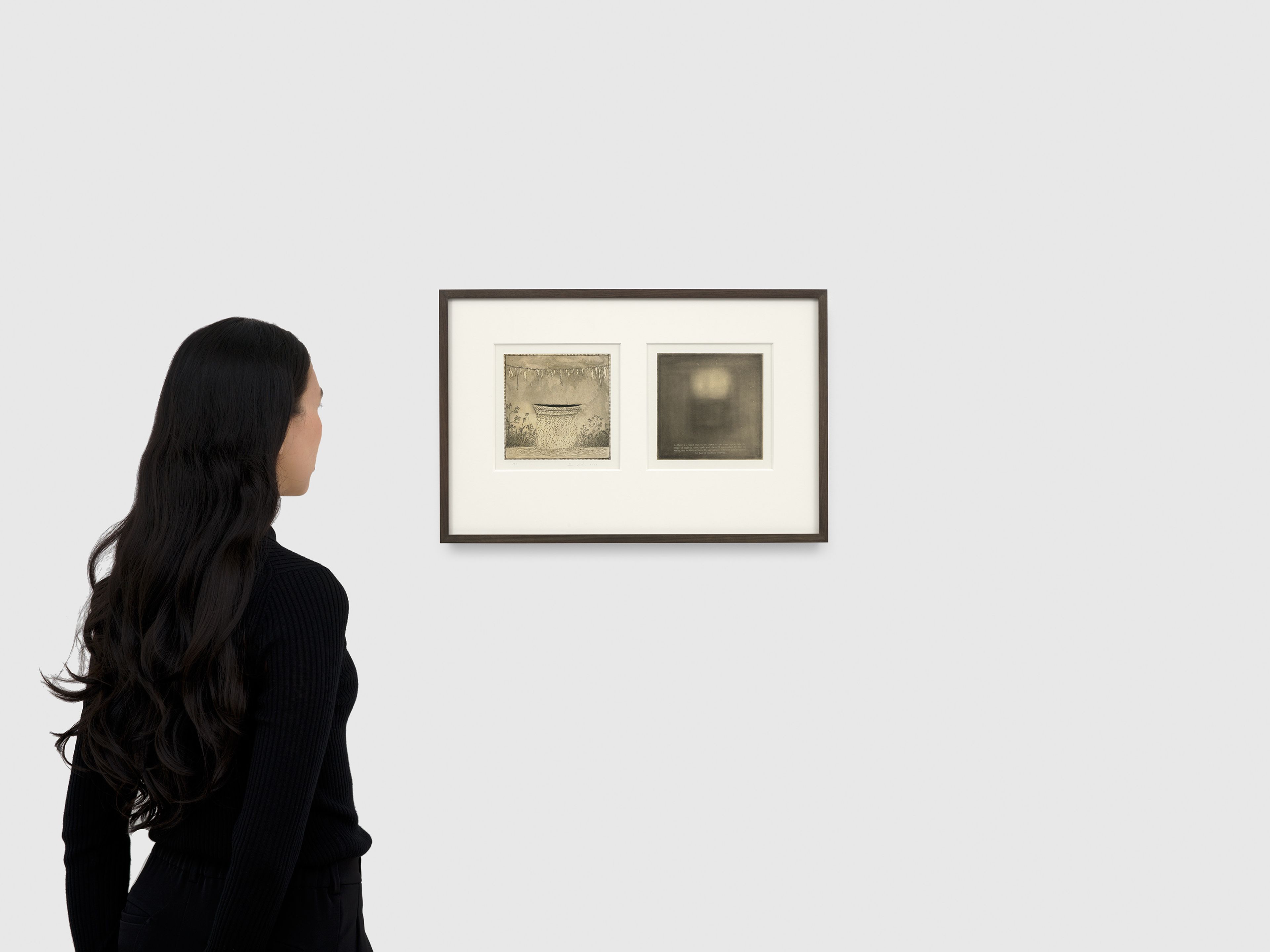 An untitled print by Lucas Arruda, dated 2023.