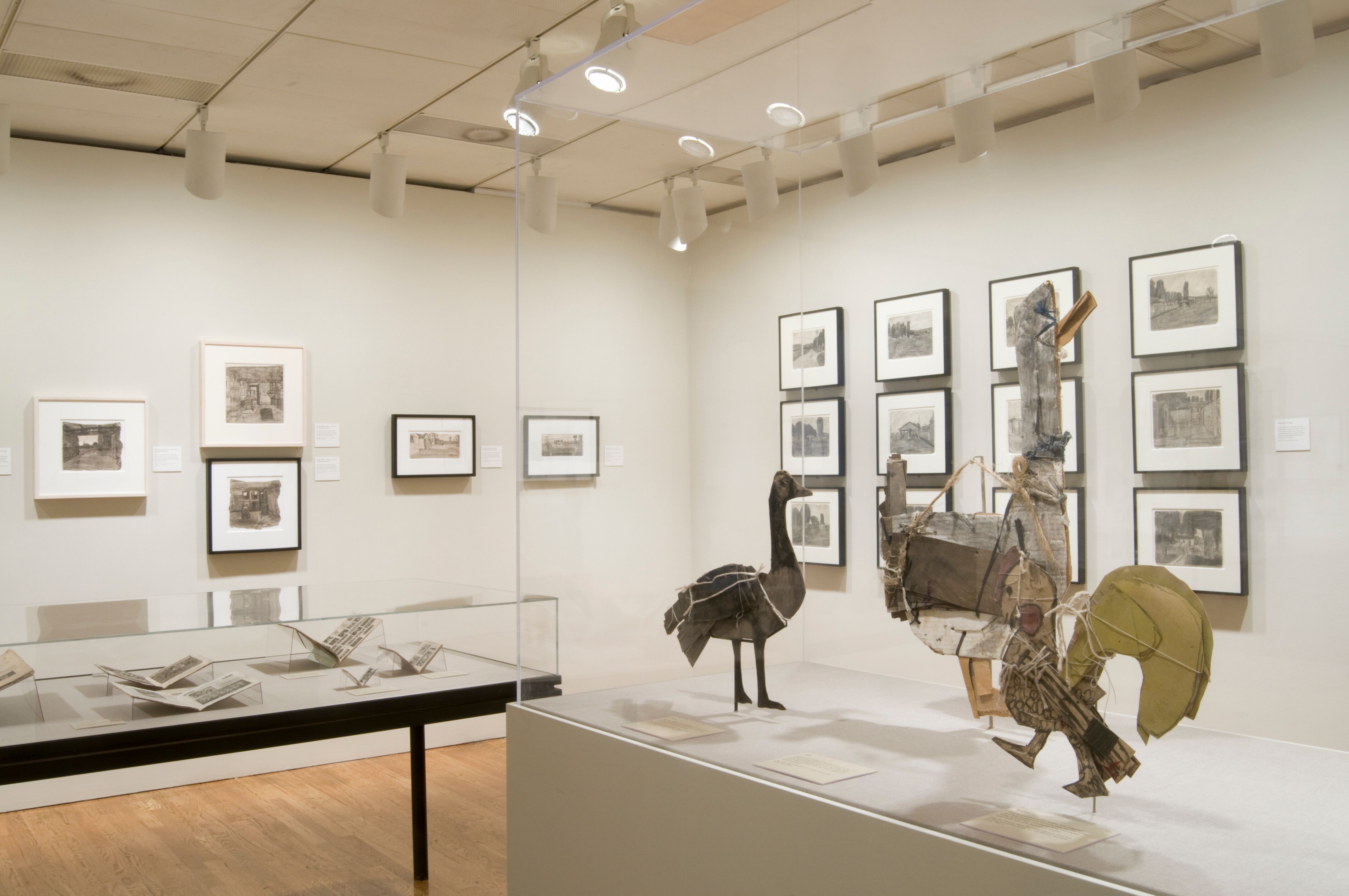 An installation view of James Castle: A Retrospective 