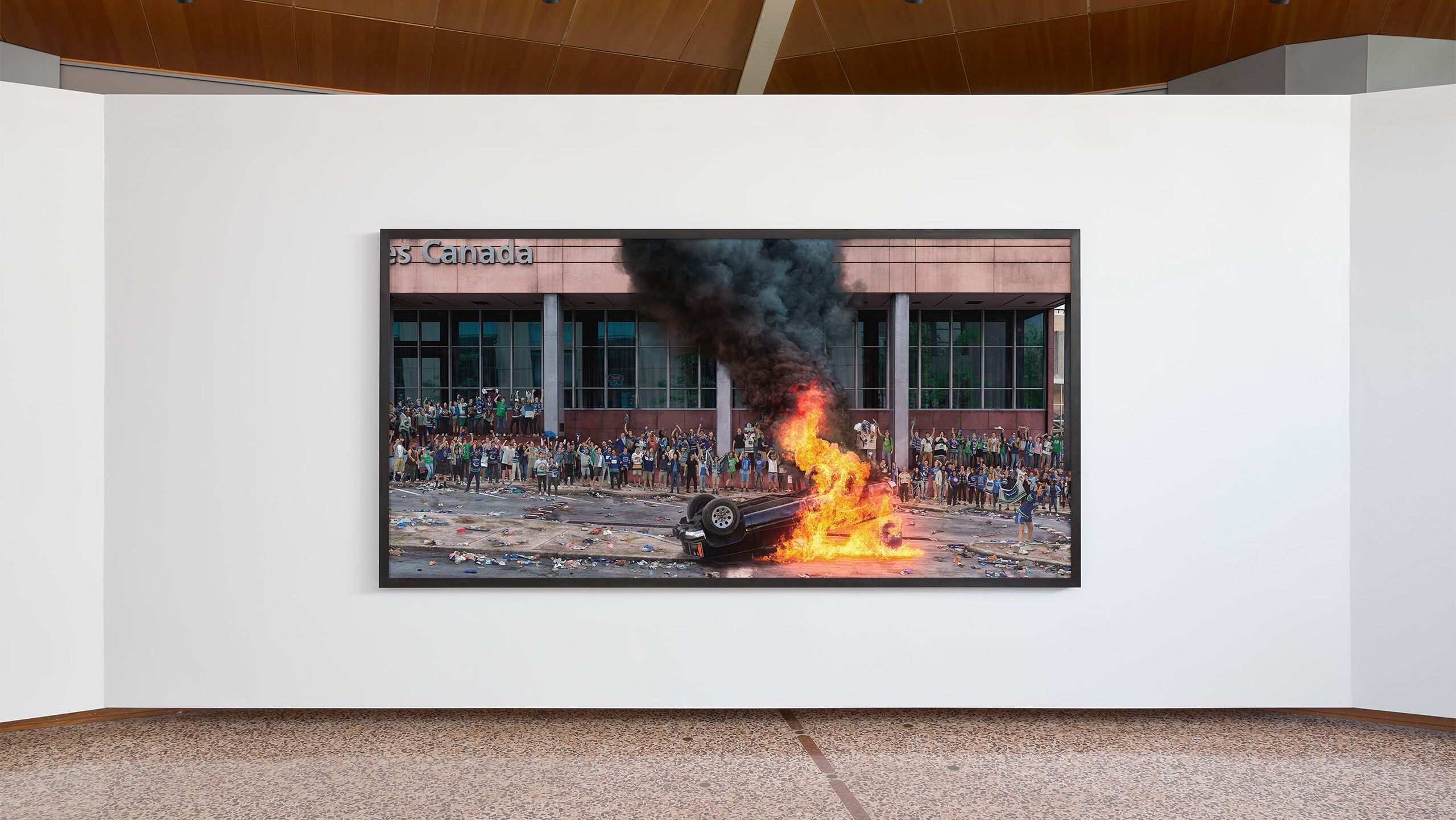 an Installation view, Stan Douglas: 2011 ≠ 1848, Canada Pavilion, Biennale Arte 2022, Venice