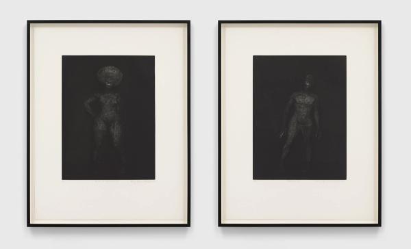 Kerry James Marshall — Bride of Frankenstein / Frankenstein