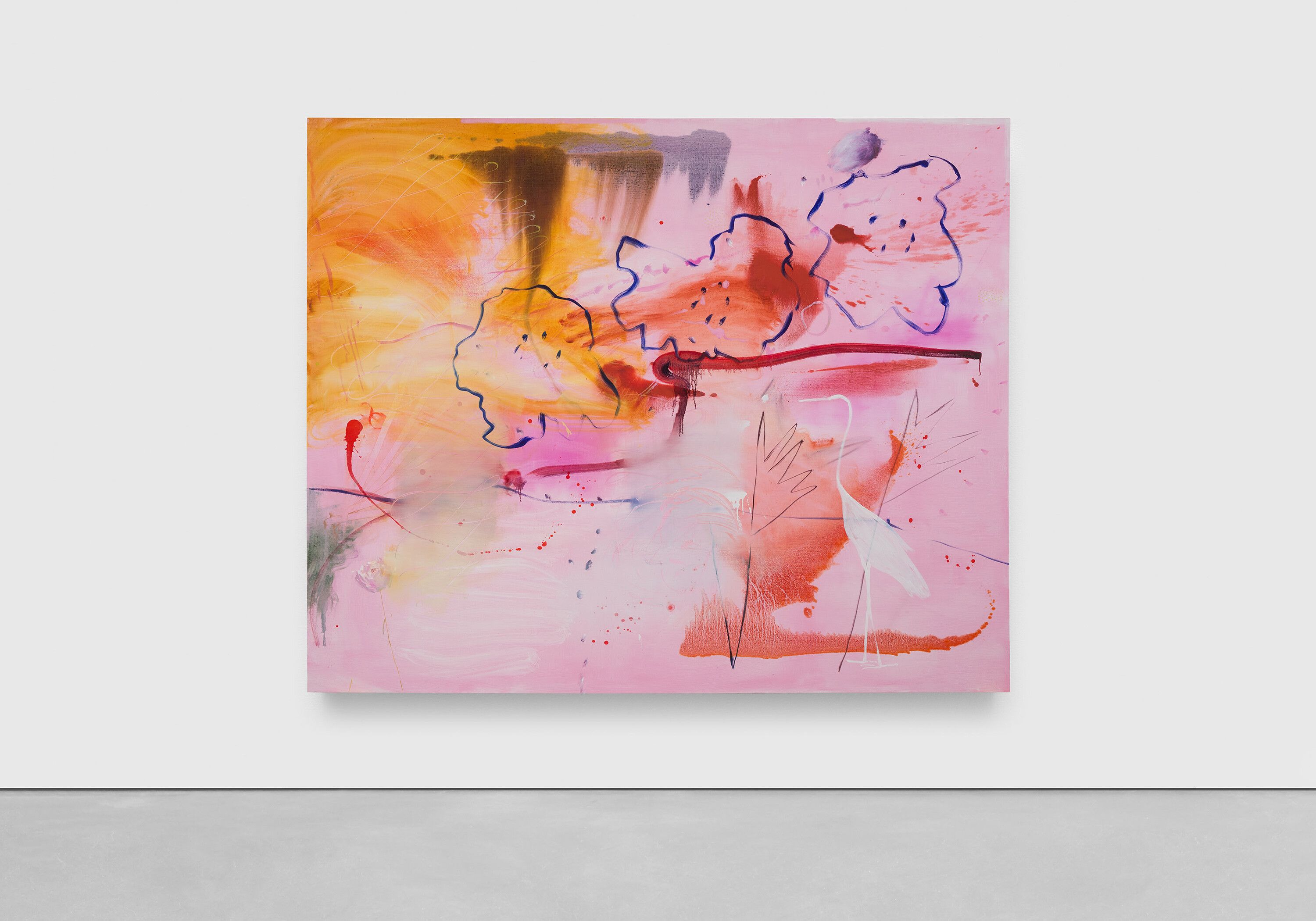 A painting by Emma McIntyre, titled Doth mutation love, dated 2023.