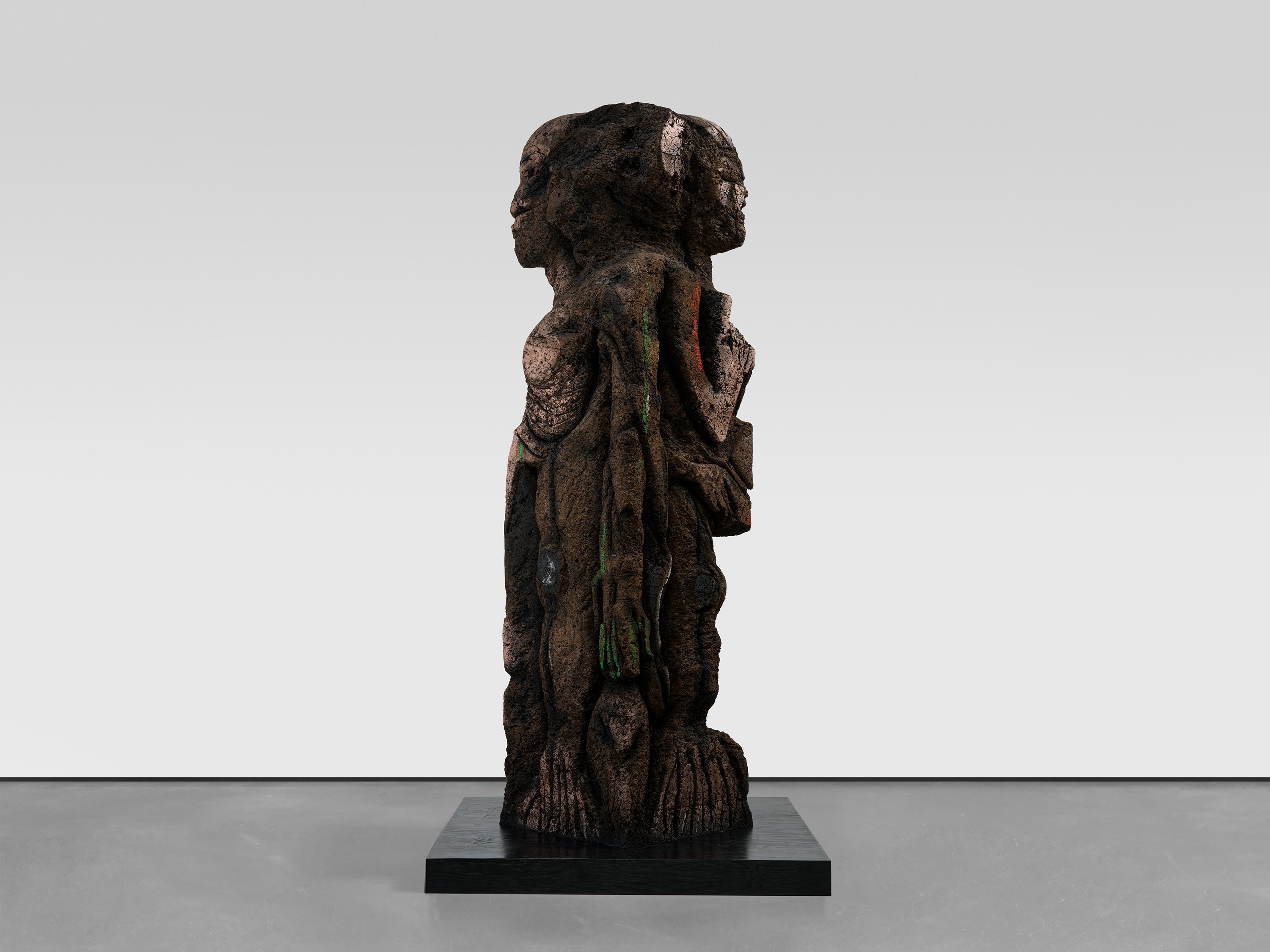 A sculpture by Huma Bhabha, titled Remembering Things, dated 2025.