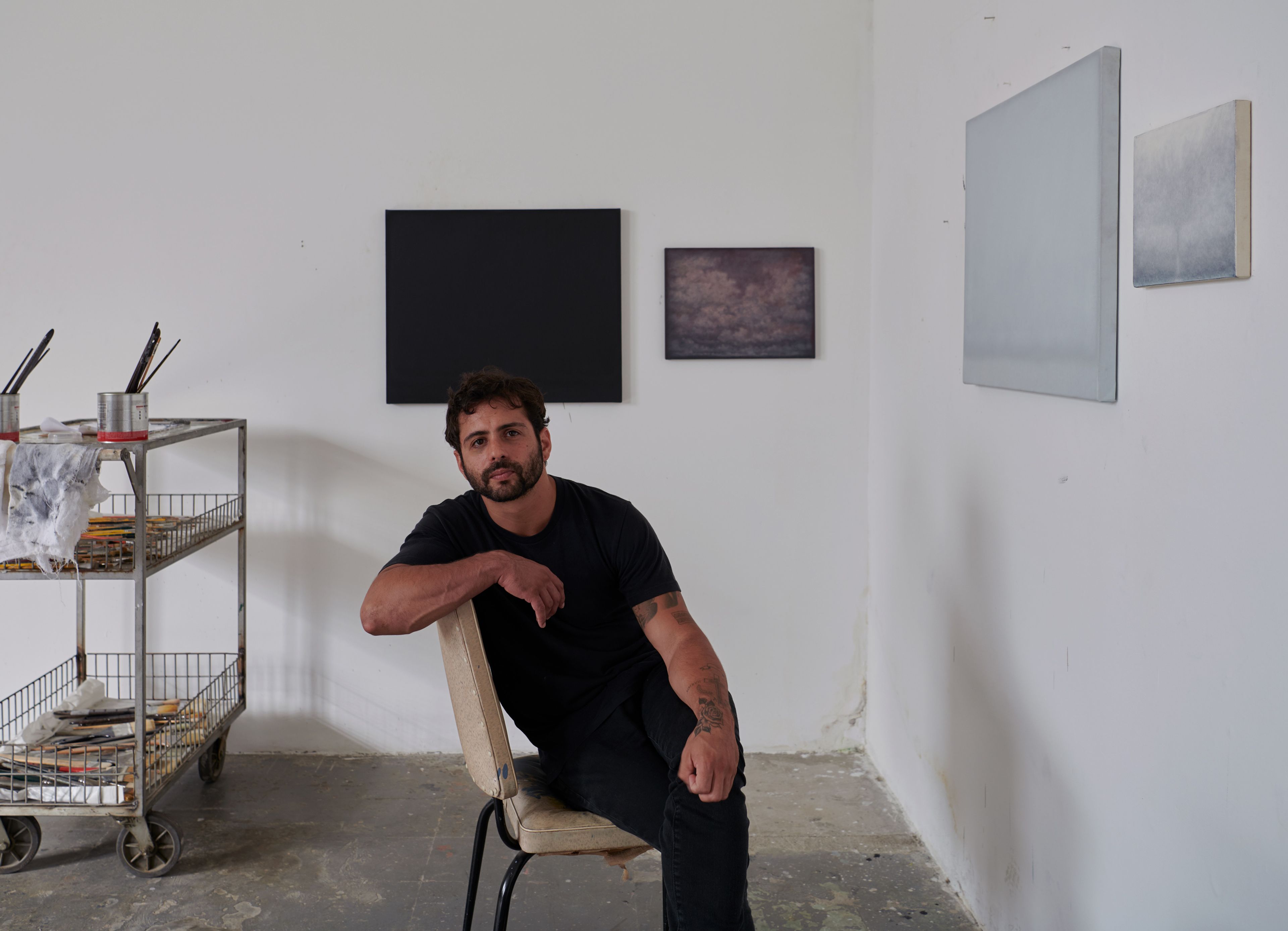 A portrait of Lucas Arruda by Jason Schmidt, dated 2020.