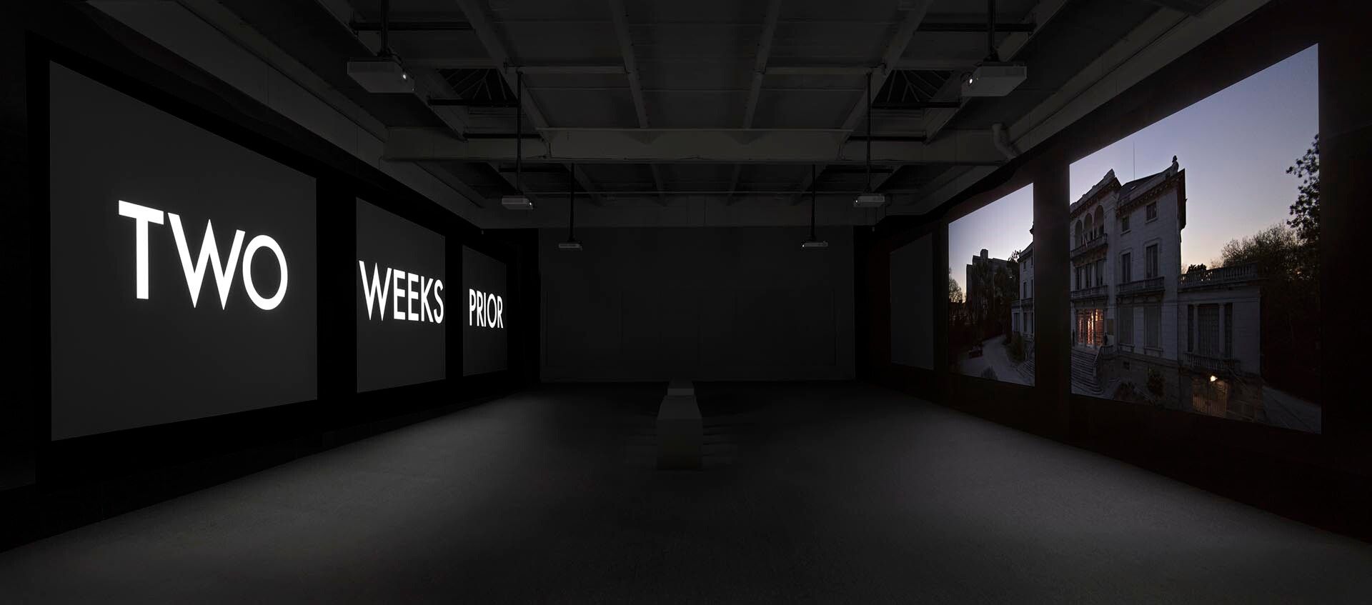 Installation view of the exhibition, Stan Douglas: The Secret Agent, at David Zwirner New York, dated 2016.