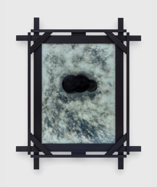 Robert Therrien — No title (large black cloud mirror)