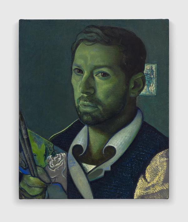 Victor Man — Self with Saint Michael the Archangel